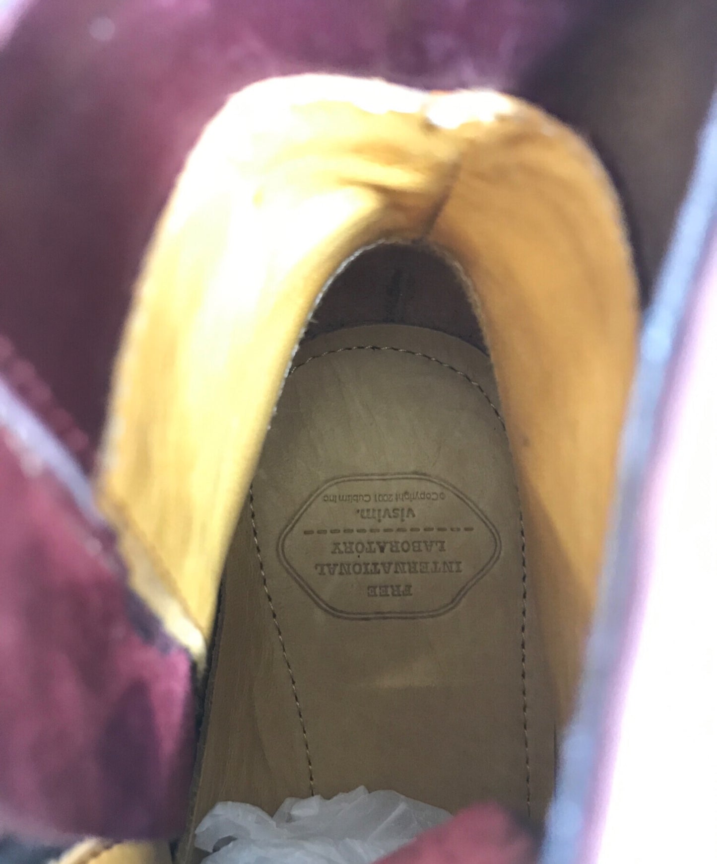 [Pre-owned] VISVIM PATRICIAN MID-FOLK BURGUNDY