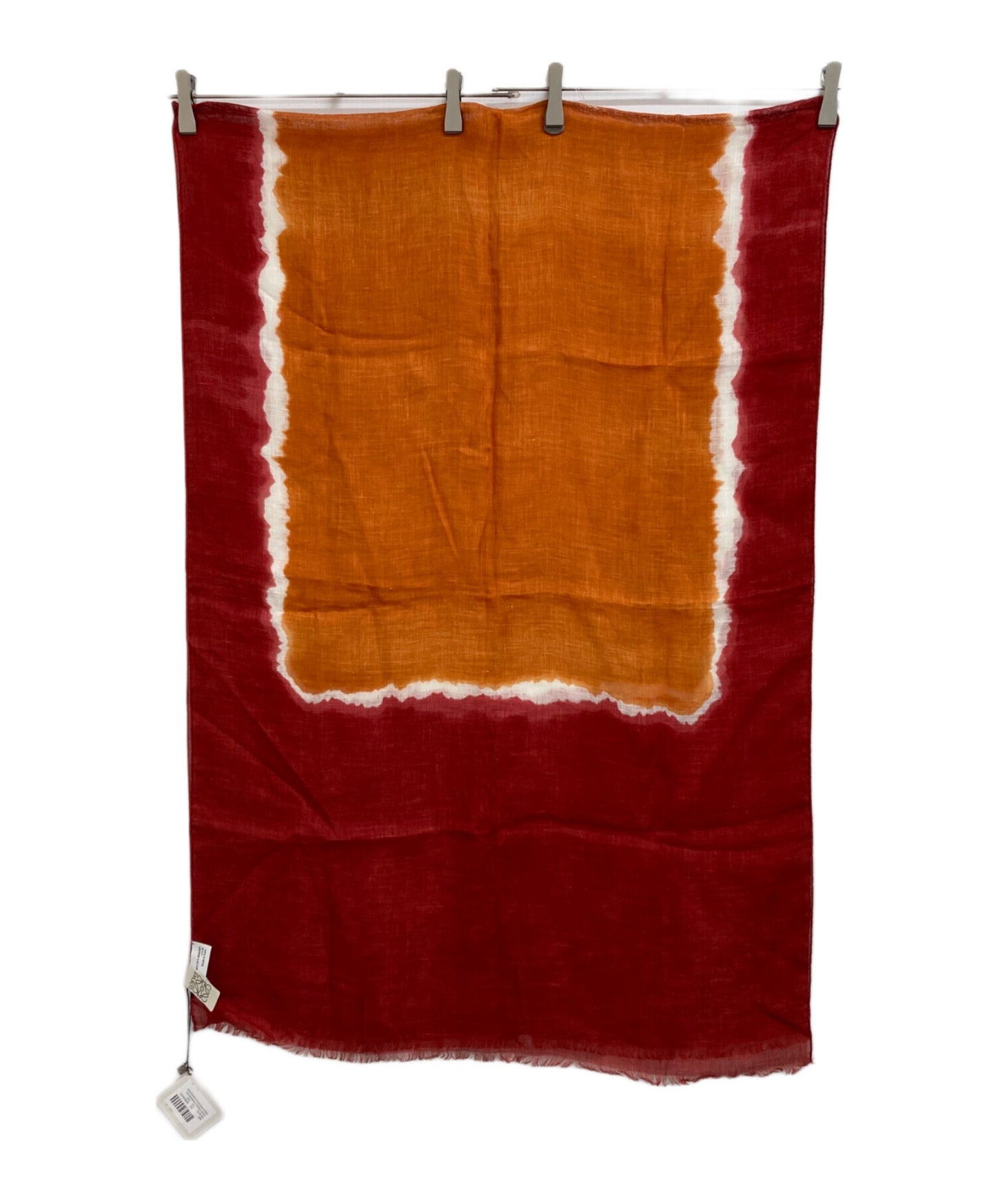 [Pre-owned] LOEWE Linen silk scarf 28003861