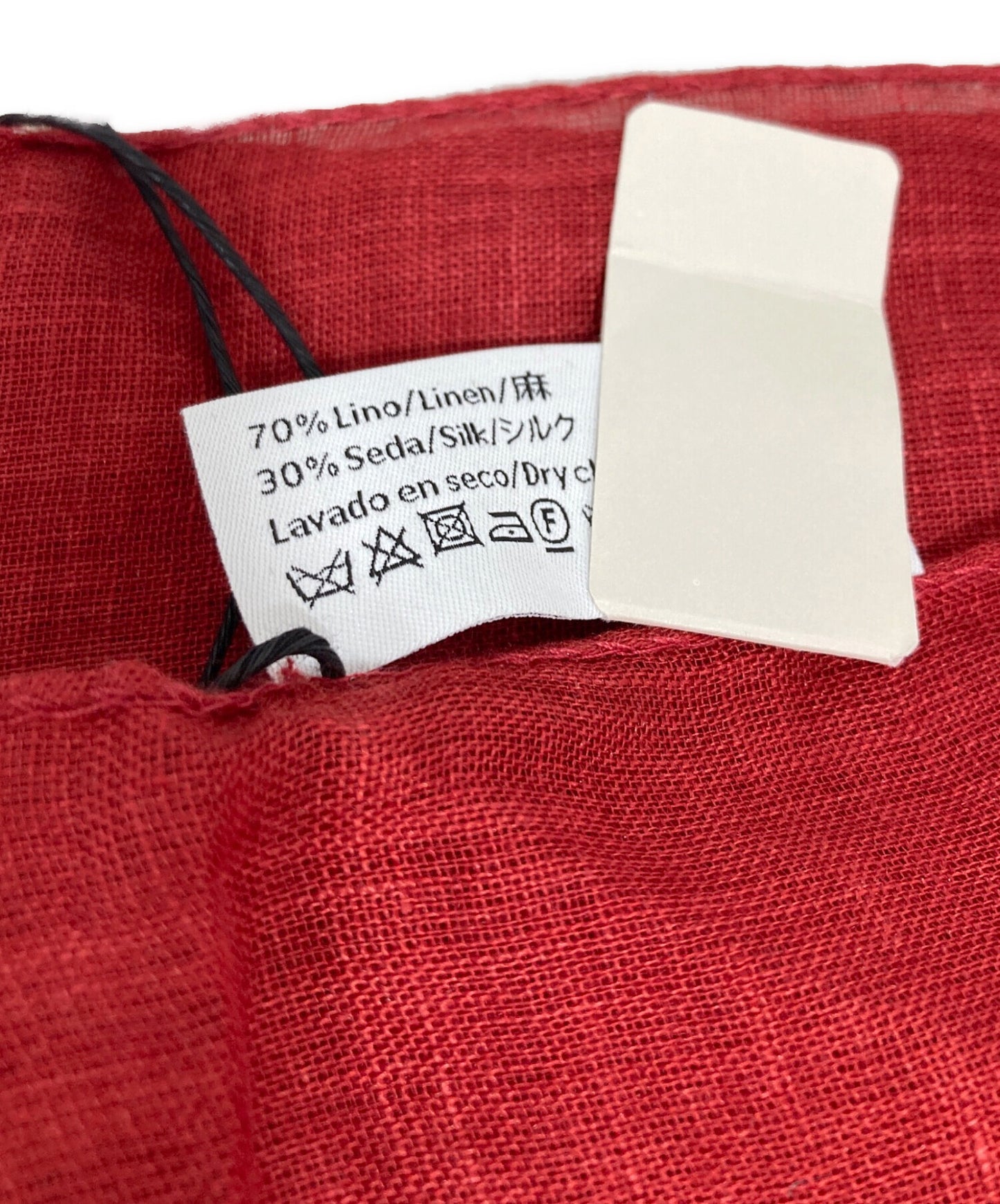 [Pre-owned] LOEWE Linen silk scarf 28003861