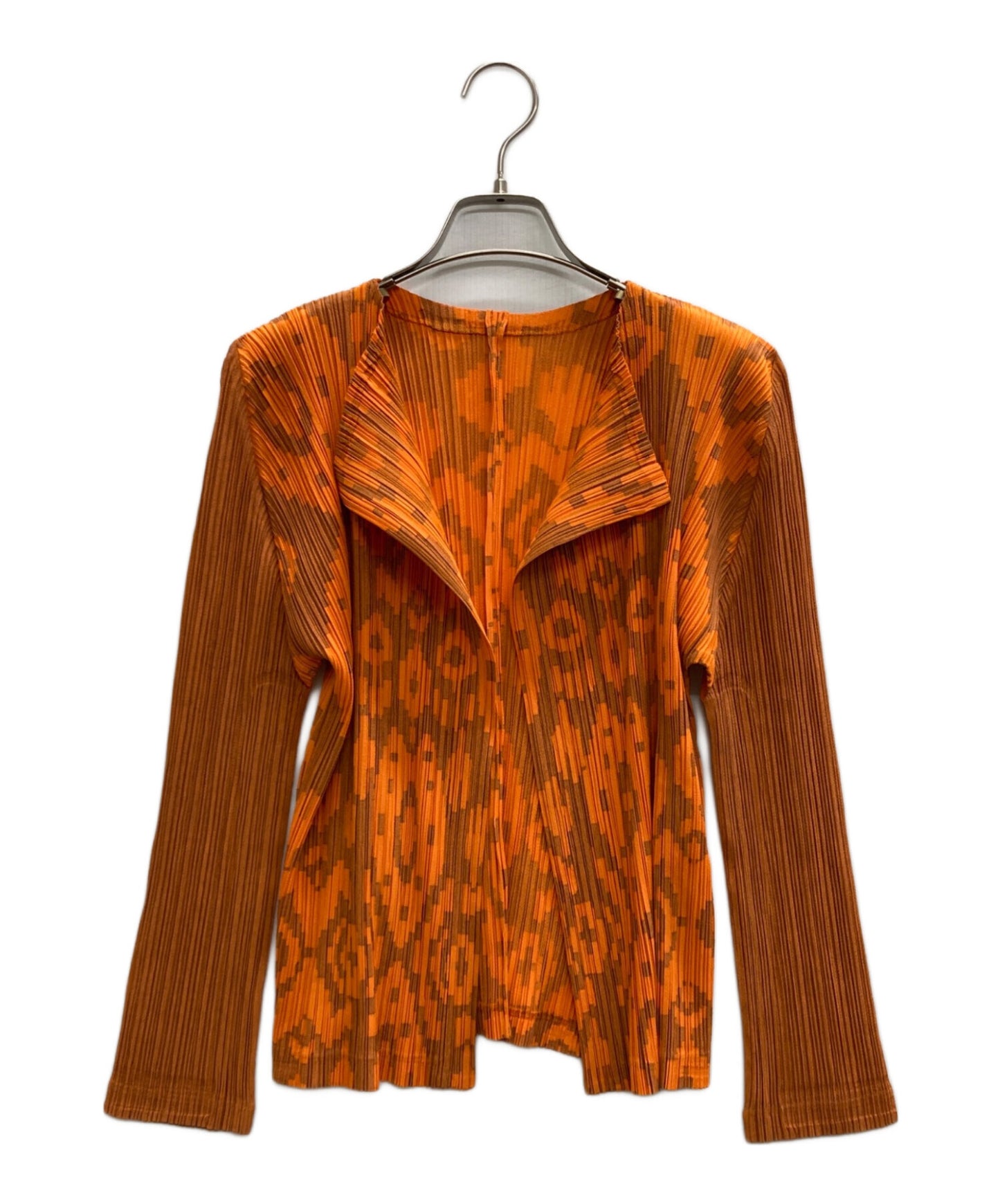 [Pre-owned] PLEATS PLEASE Geometric Pleated Cardigan PP51-J0534