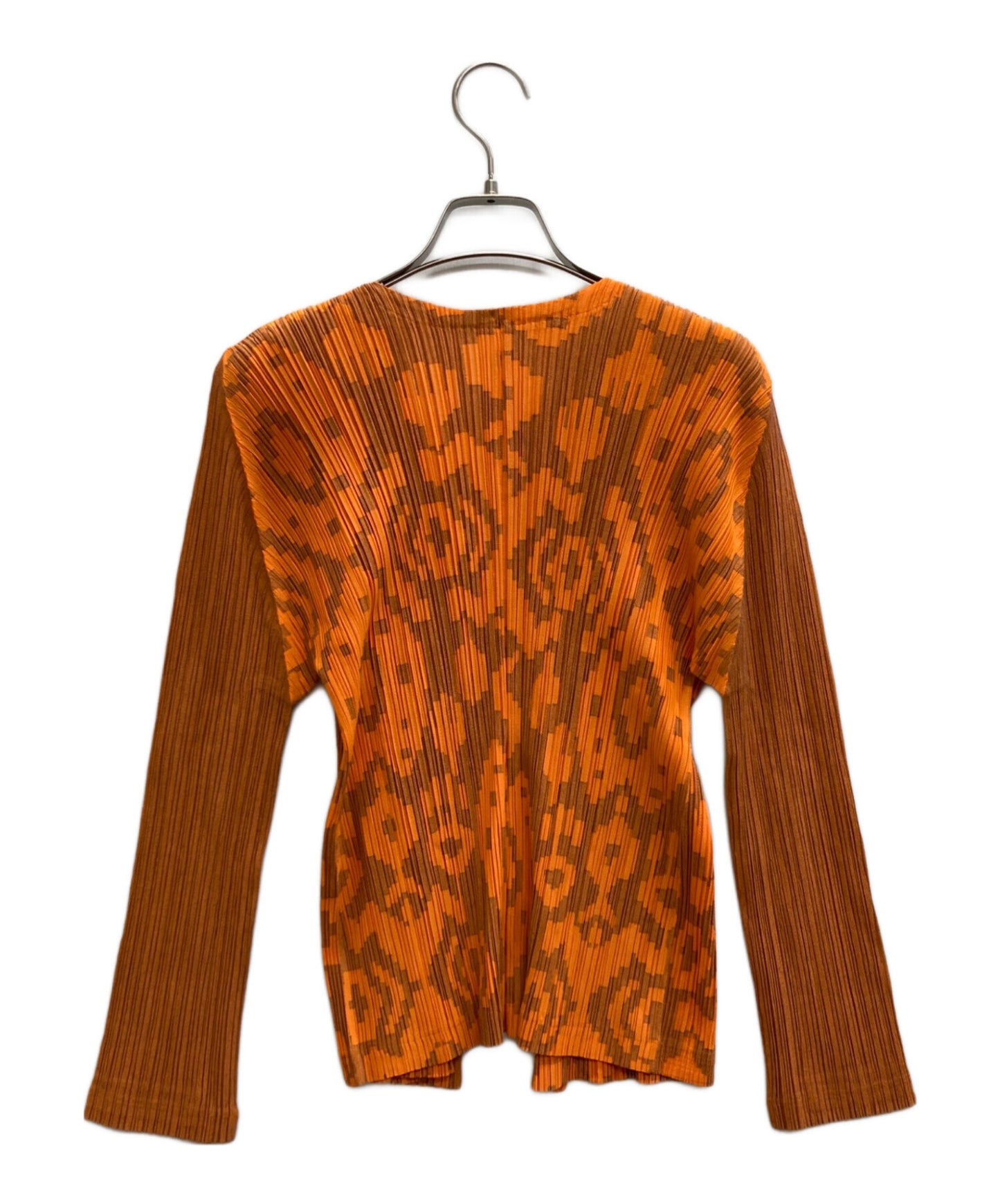 [Pre-owned] PLEATS PLEASE Geometric Pleated Cardigan PP51-J0534