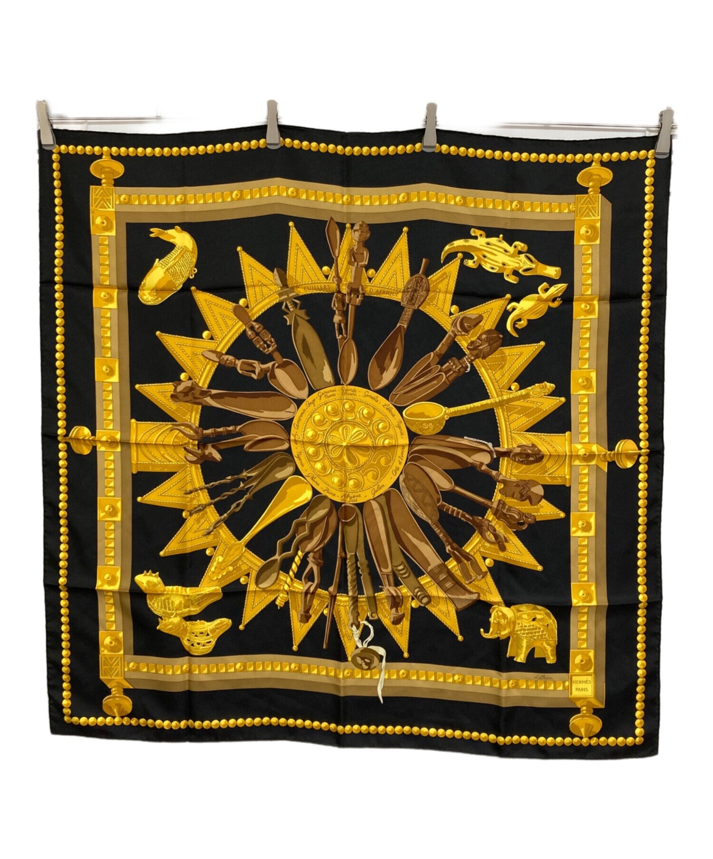 [Pre-owned] HERMES silk scarf
