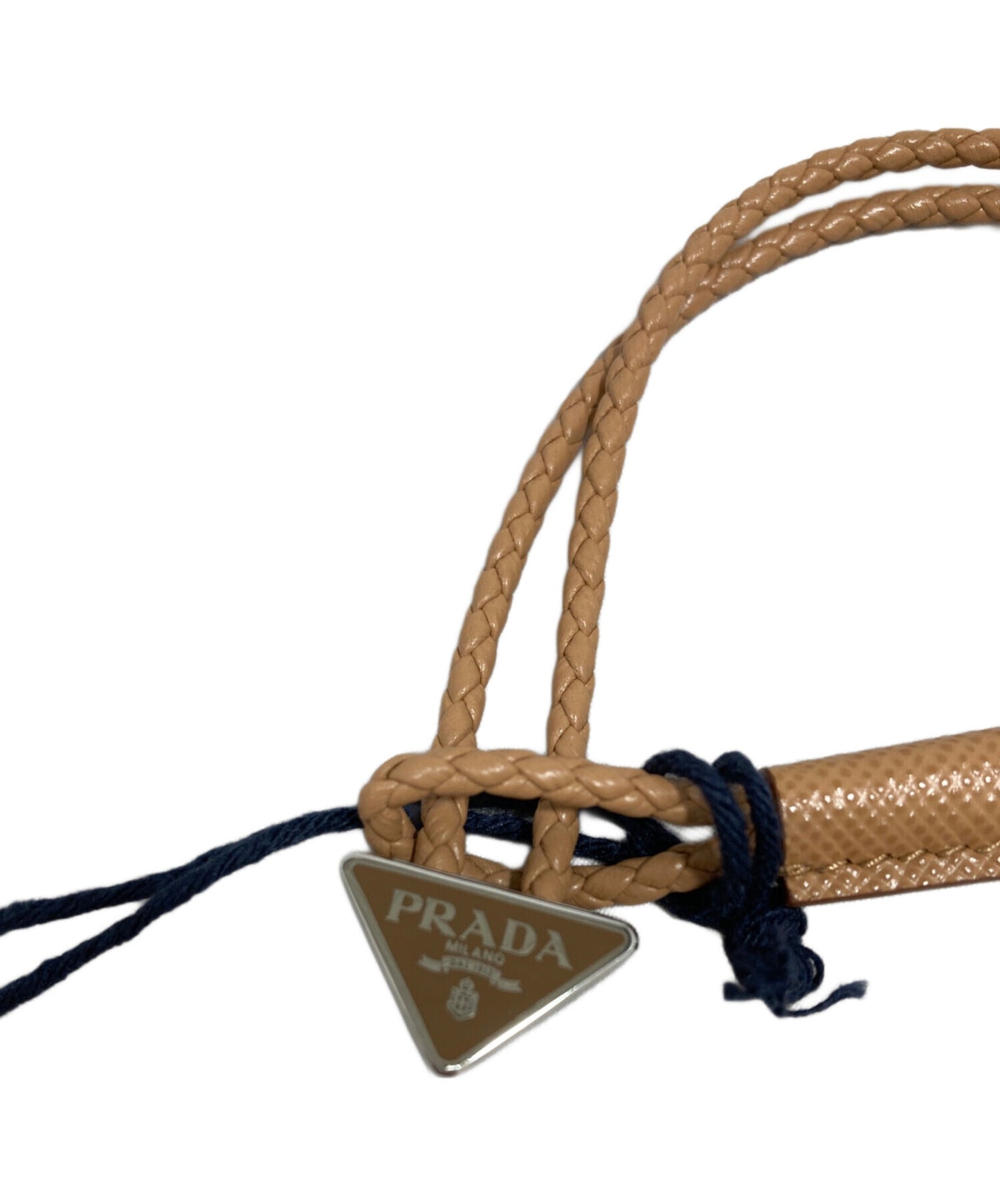 [Pre-owned] PRADA Nappa leather bracelet 2IB288