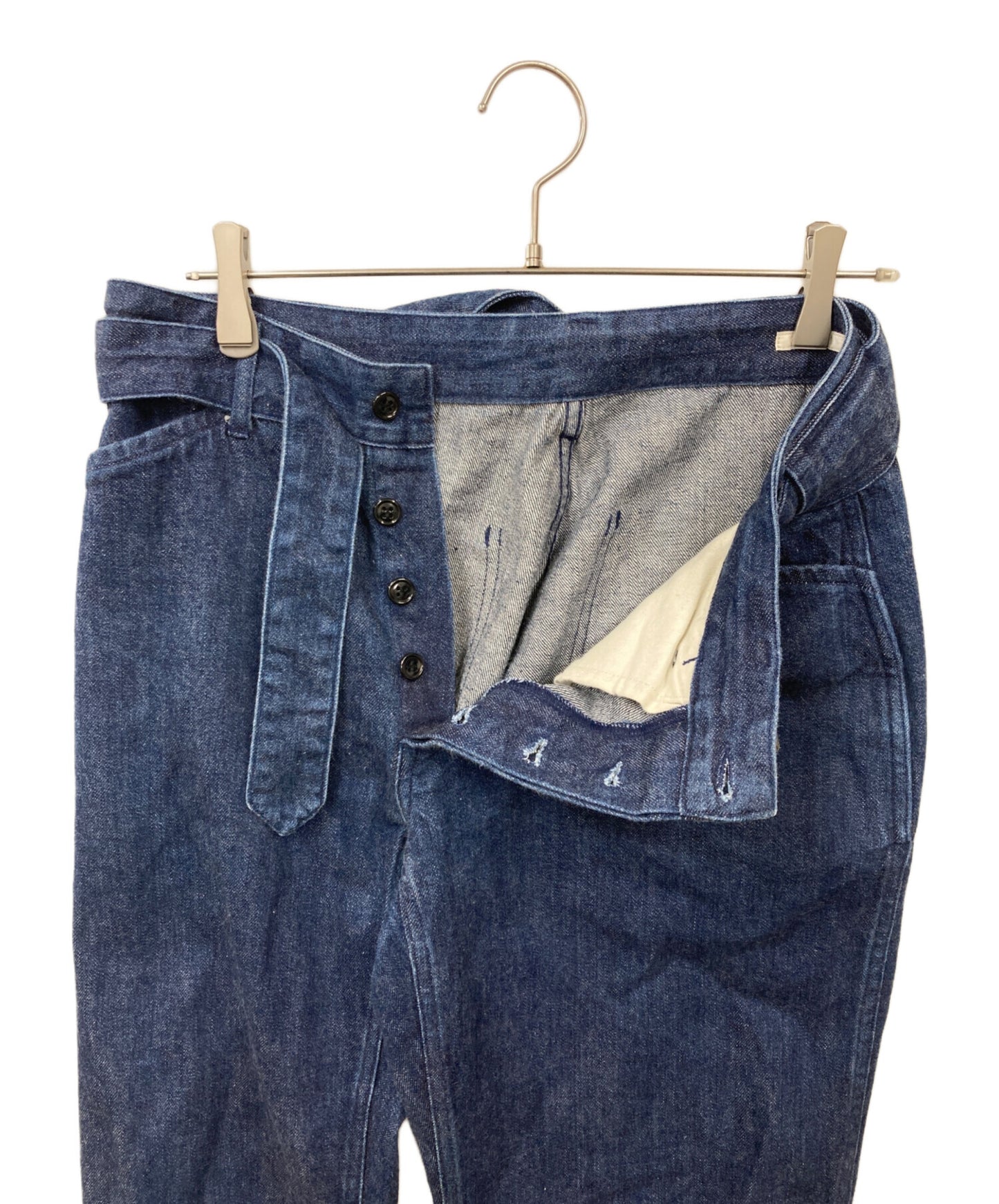 [Pre-owned] COMOLI Belted Denim Pants L03-03005