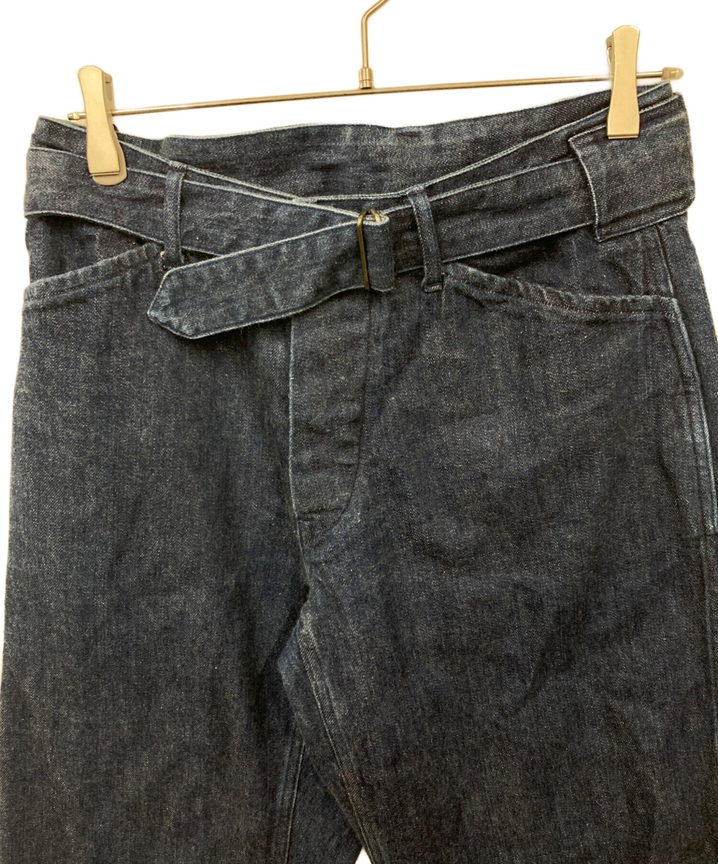 [Pre-owned] COMOLI Belted Denim Pants L03-03005