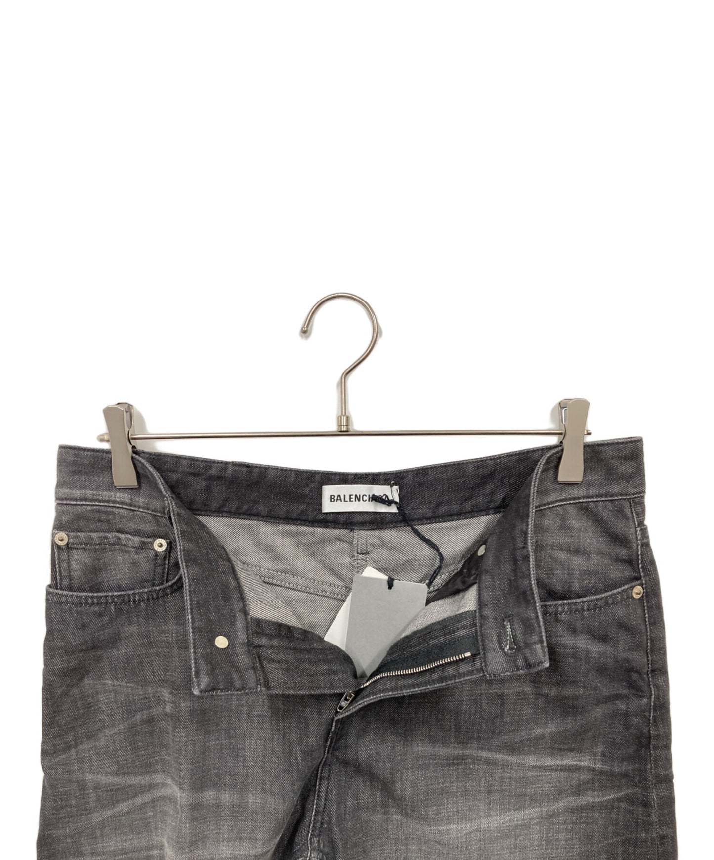 [Pre-owned] BALENCIAGA Cut-Up Mini Skirt 704541