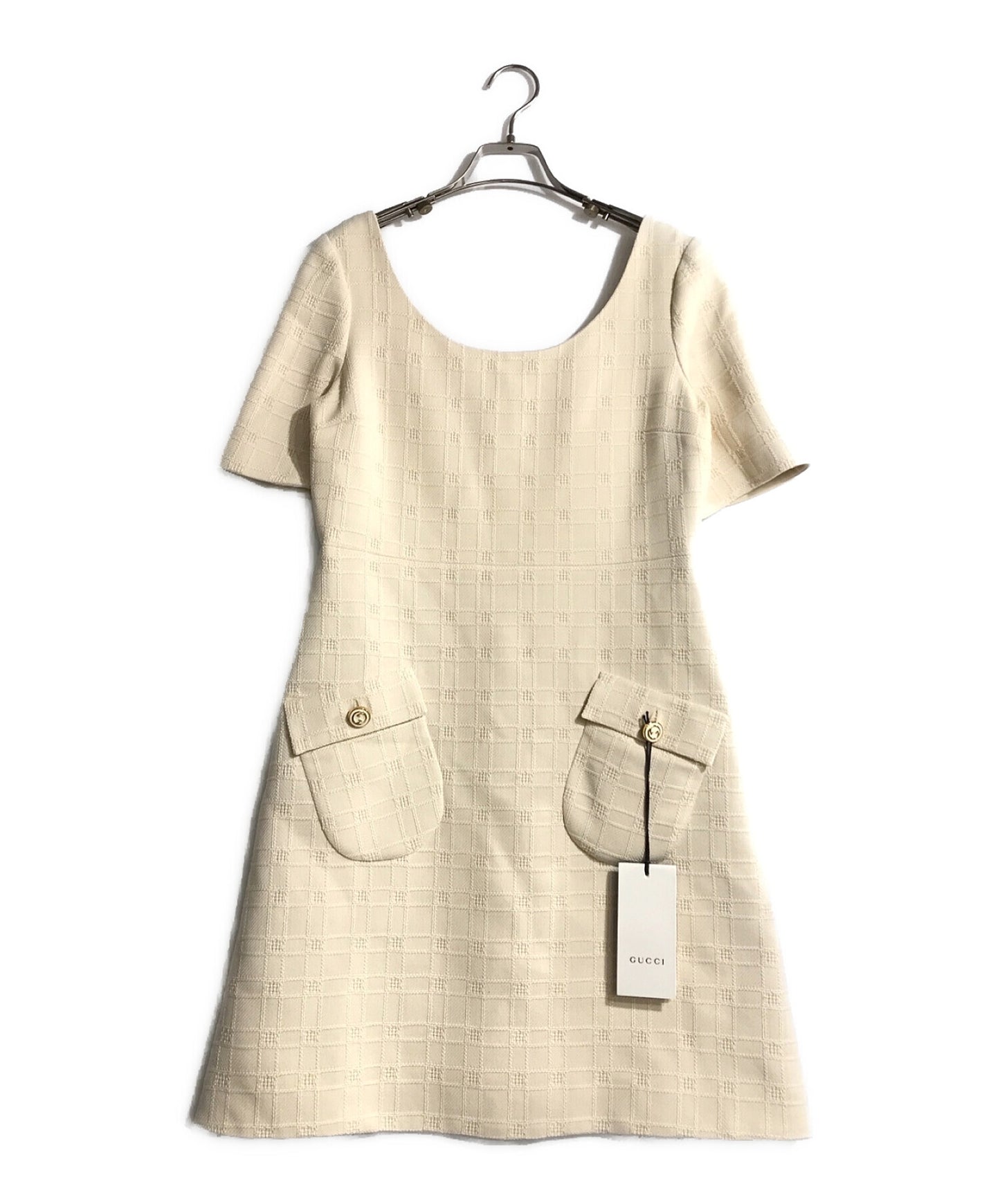 [Pre-owned] GUCCI Tweed Mini Dresses 631480