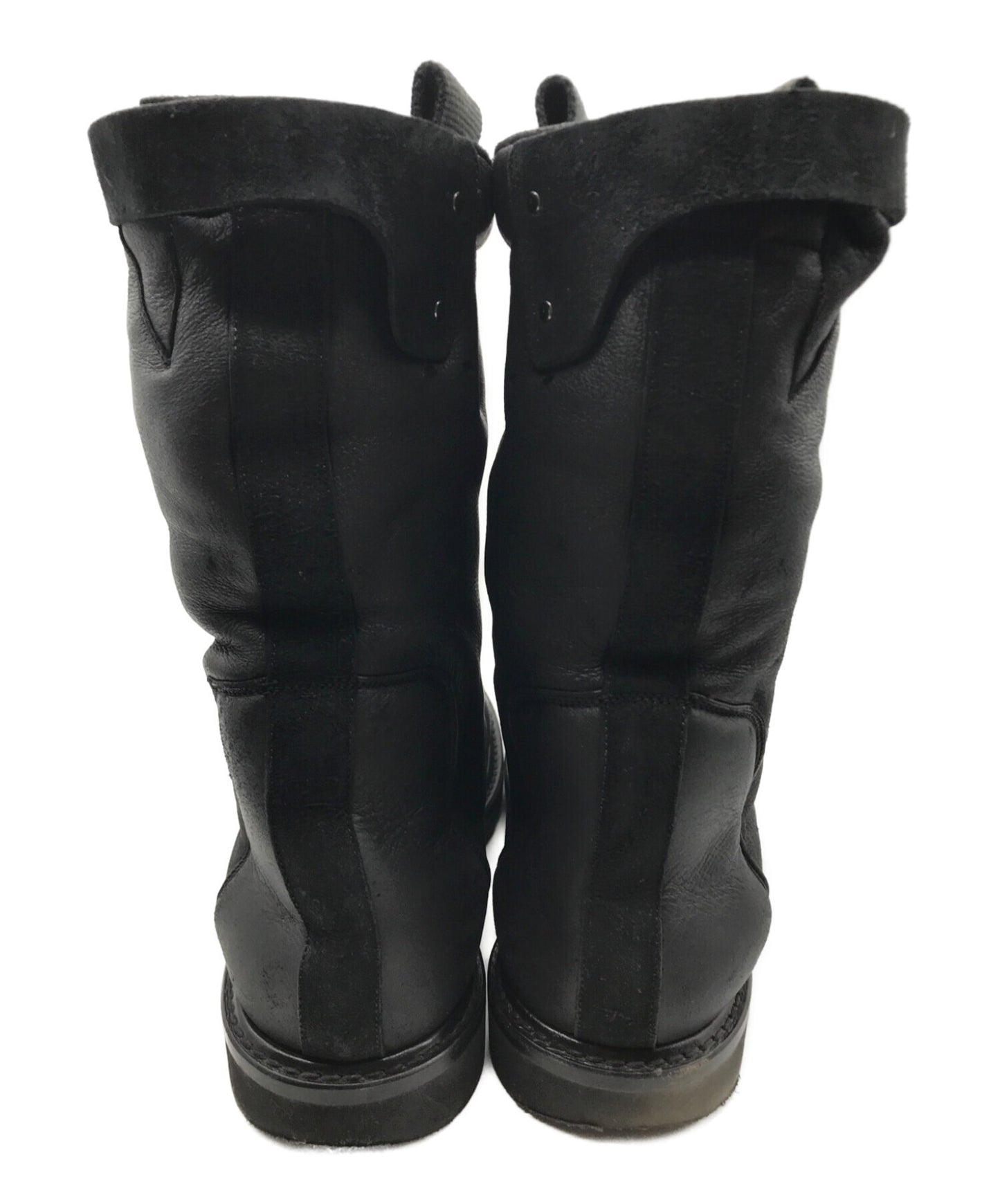 [Pre-owned] RICK OWENS Boa Mouton Engineer Boots 60698