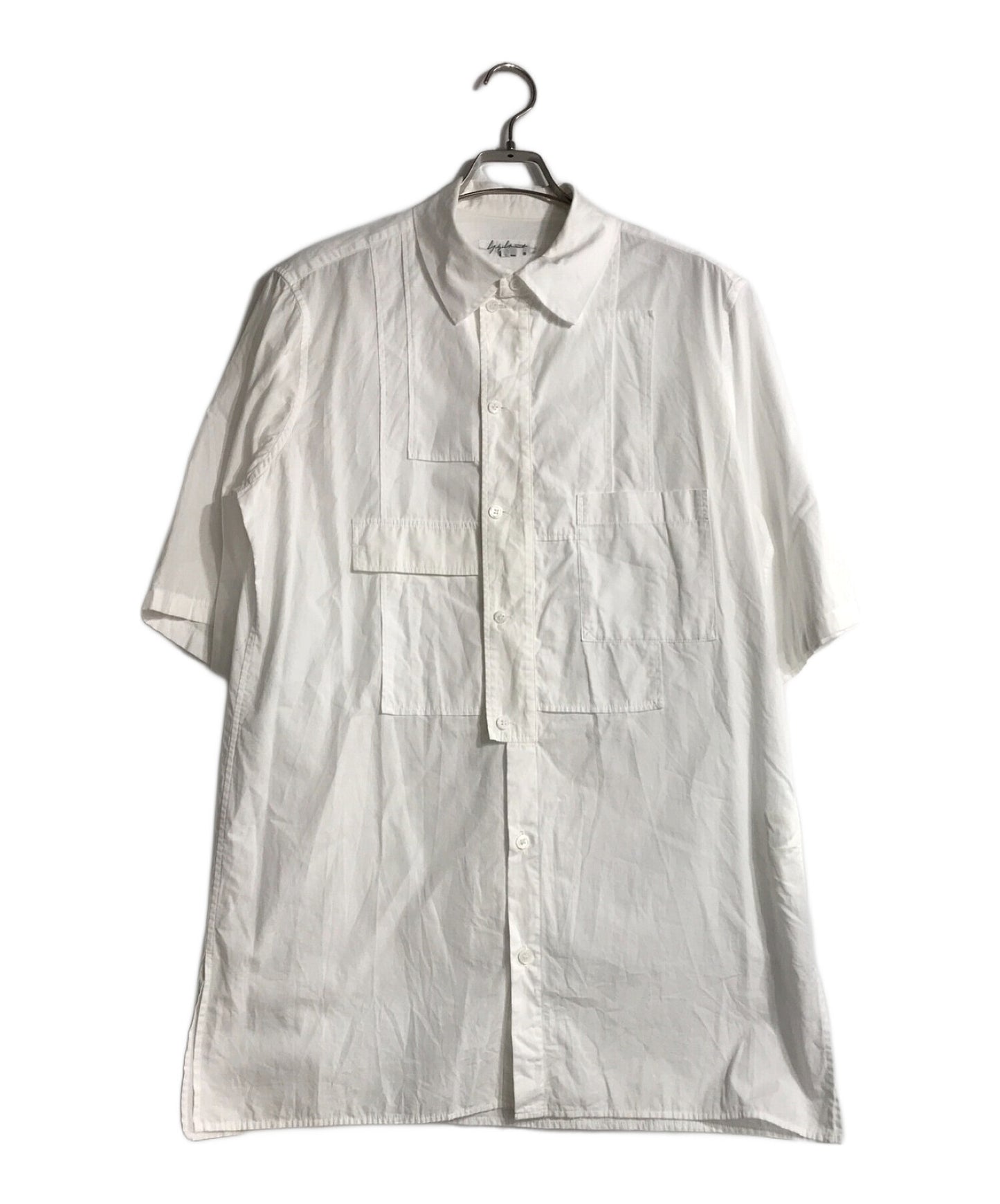 [Pre-owned] Yohji Yamamoto pour homme broadcloth patchwork shirt HH-B42-055
