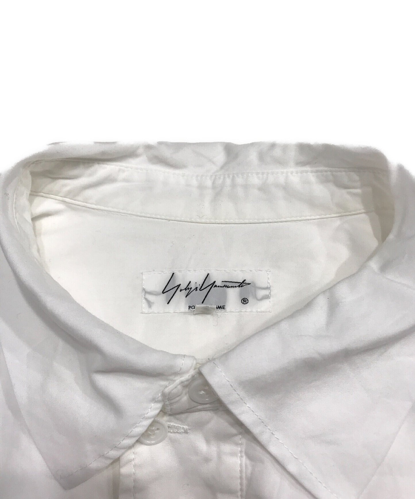 [Pre-owned] Yohji Yamamoto pour homme broadcloth patchwork shirt HH-B42-055