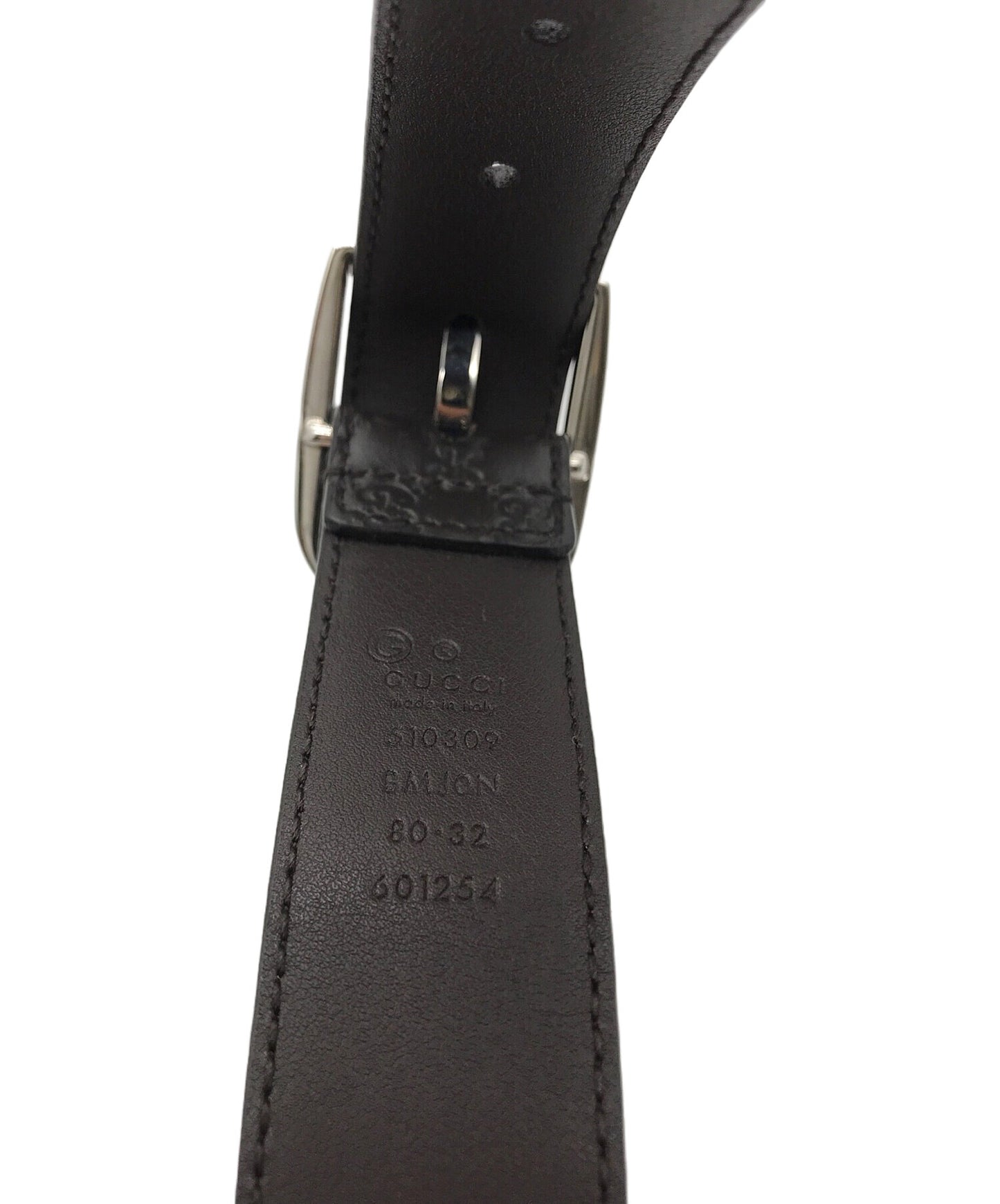 [Pre-owned] GUCCI Micro Guccissima Leather Belt 510309
