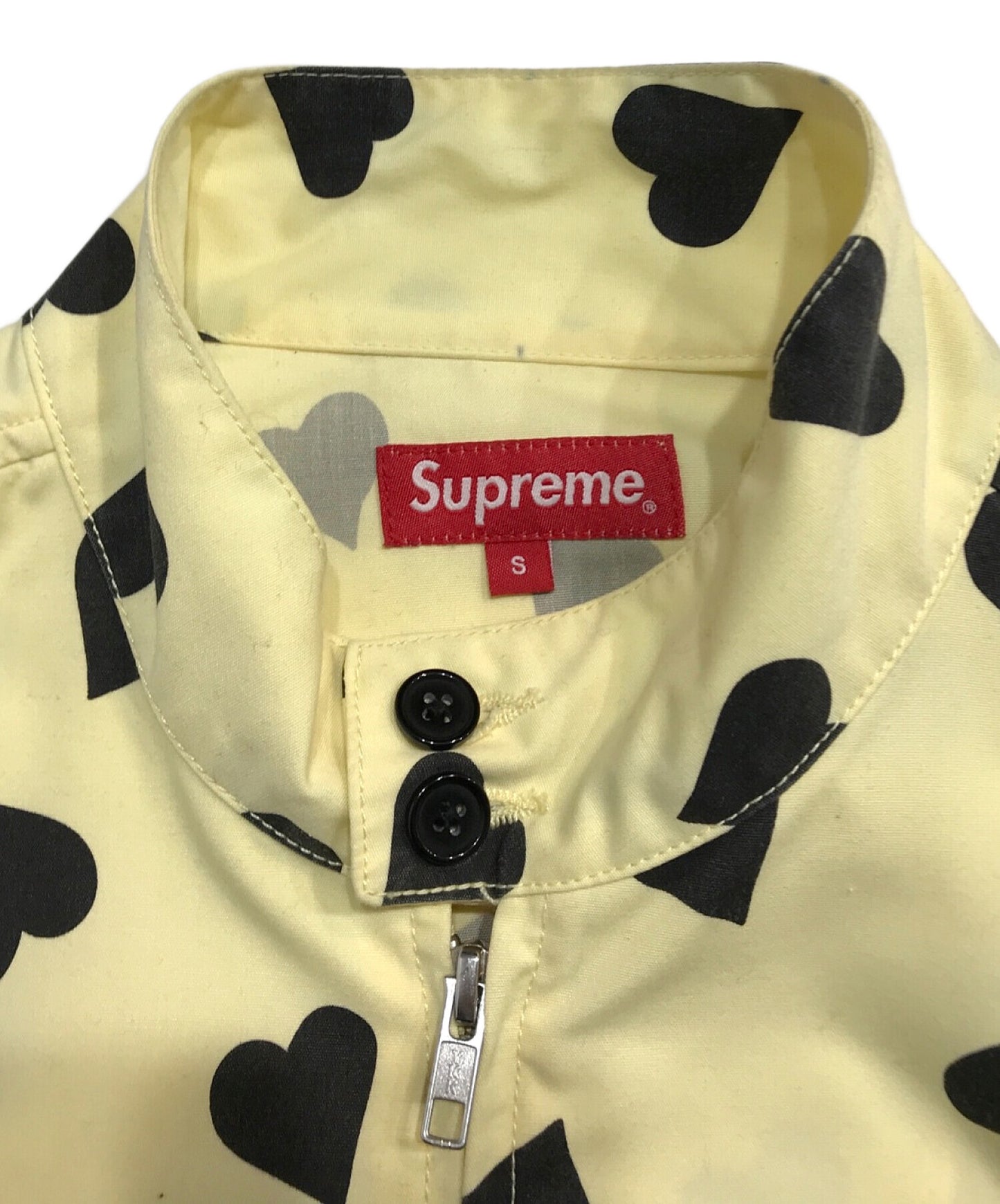 [Pre-owned] SUPREME Heart Pattern Harrington Jacket
