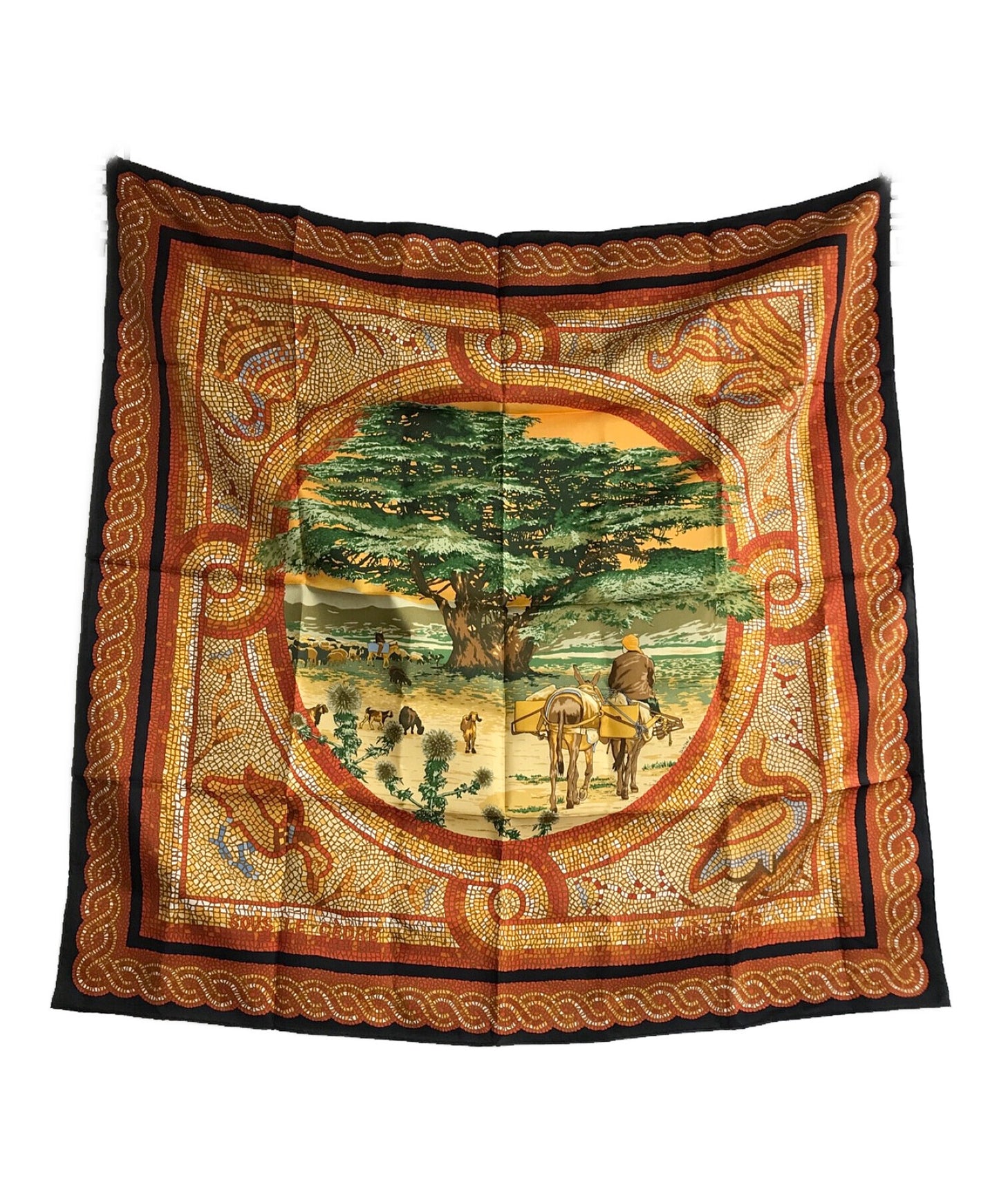 [Pre-owned] HERMES Carré 90/silk scarf