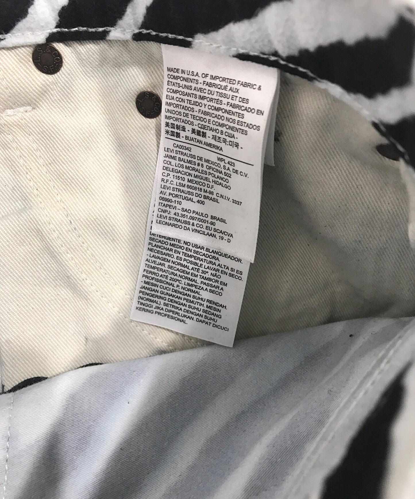 [Pre-owned] SUPREME 15FW Moleskin 505 Jean