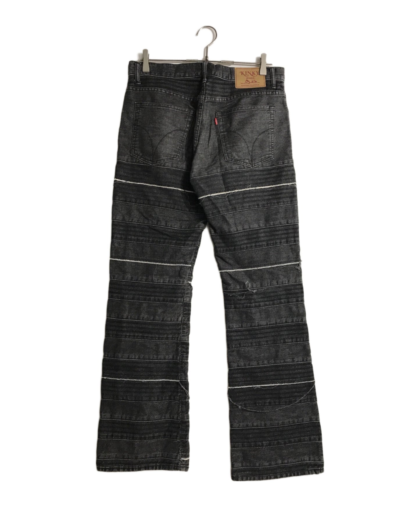 [Pre-owned] Hysteric Glamour Scratch Flare Denim Pants 02212AP01