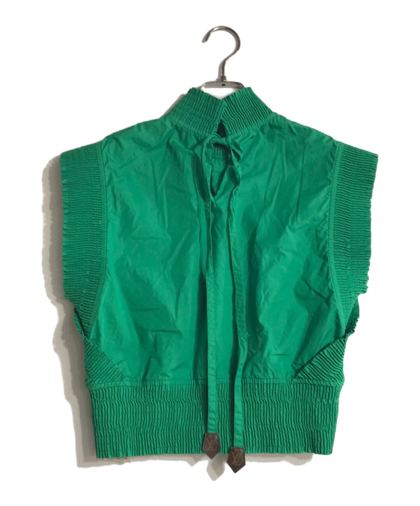 [Pre-owned] LOUIS VUITTON ruffle-trim blouse RW231B XKG FOTO40