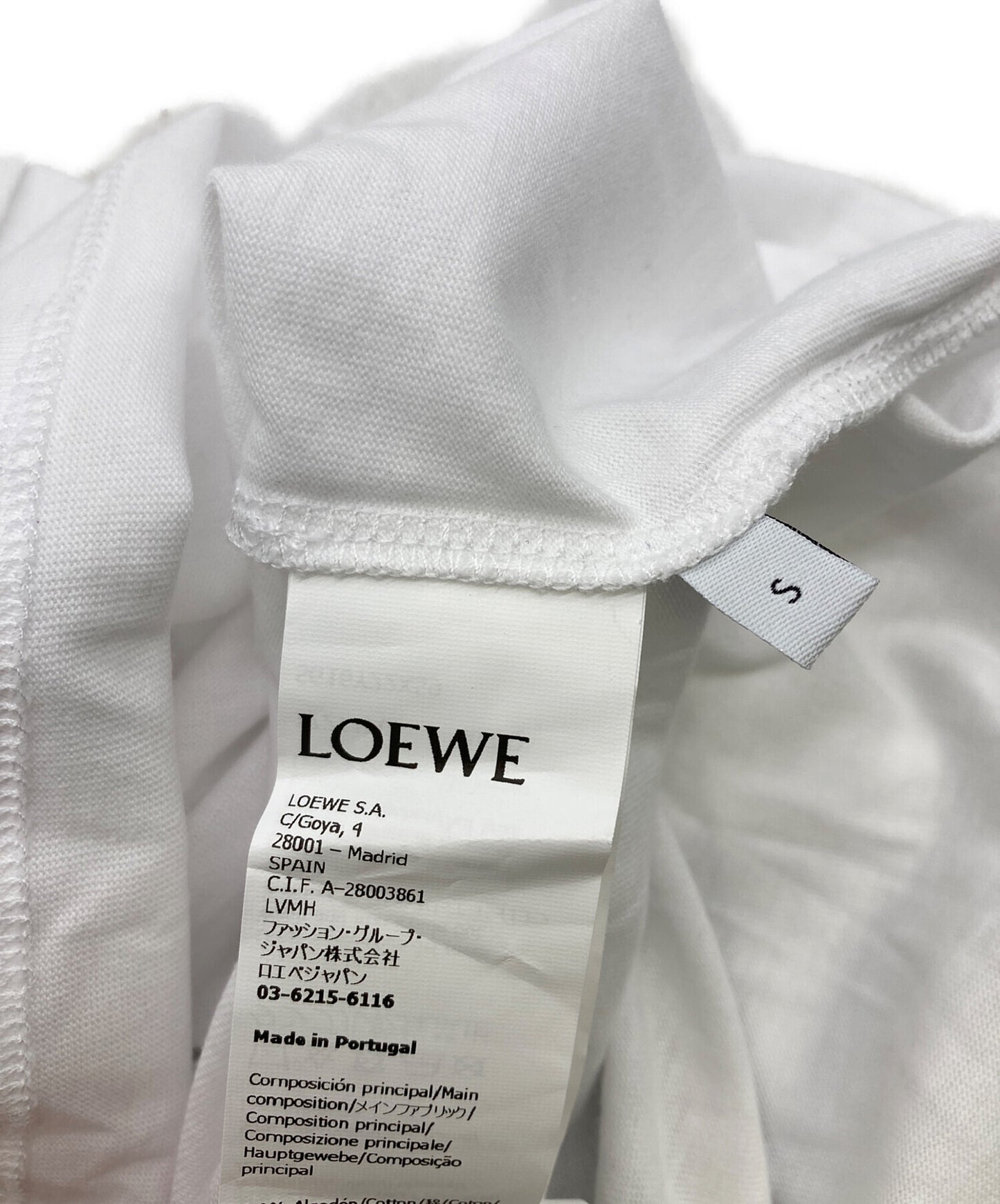 [Pre-owned] LOEWE Boxy Fit T-Shirt S616Y22X59