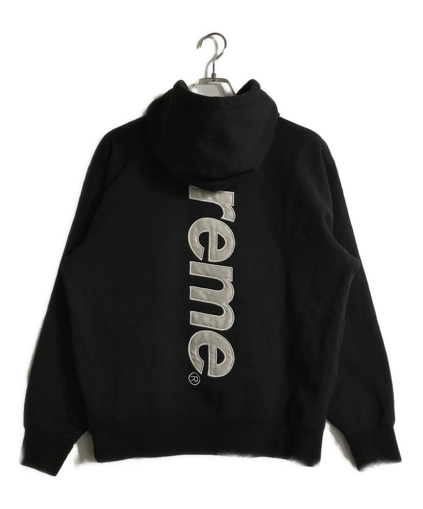 [Pre-owned] SUPREME supreme satin applique hooded sweatshirt