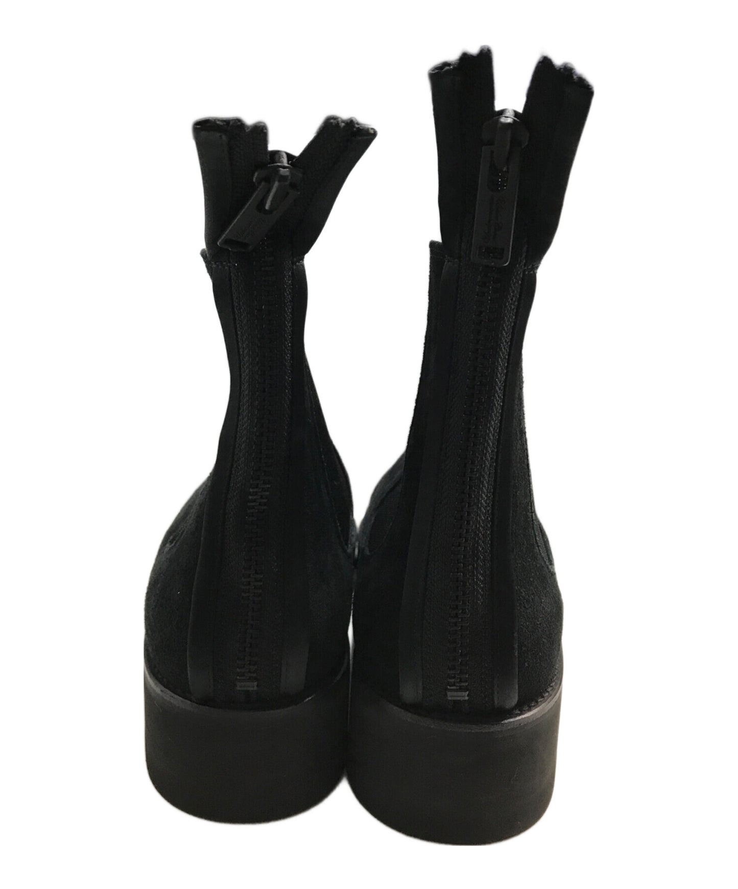 [Pre-owned] JohnUNDERCOVER Shark Sole Back Zip Boots JUP4F01