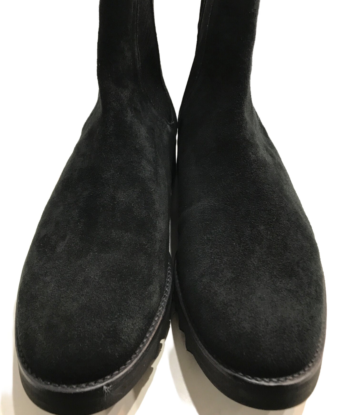 [Pre-owned] JohnUNDERCOVER Shark Sole Back Zip Boots JUP4F01