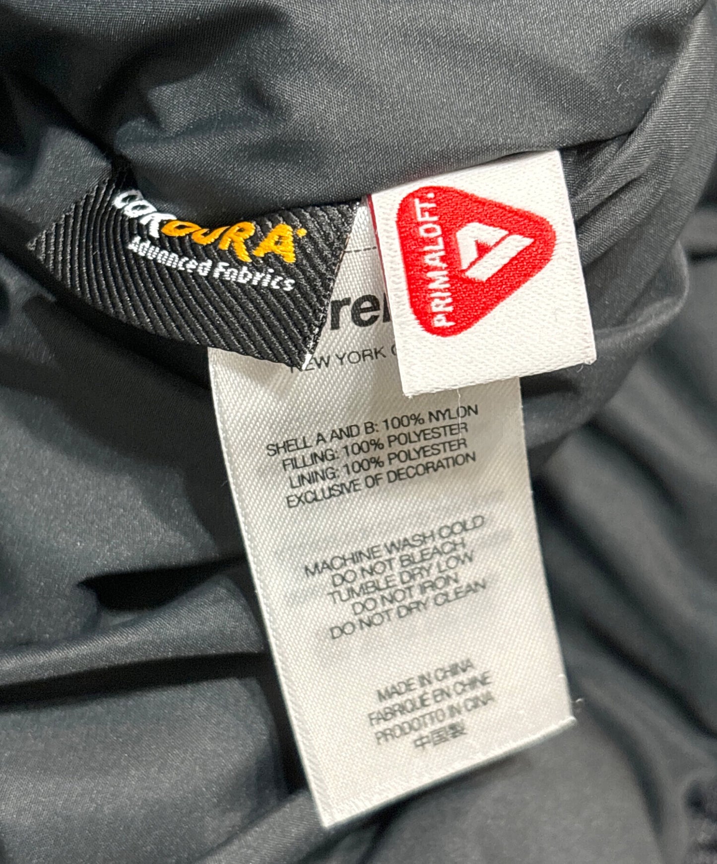 [Pre-owned] SUPREME 23SS Stripe Puffer Jacket