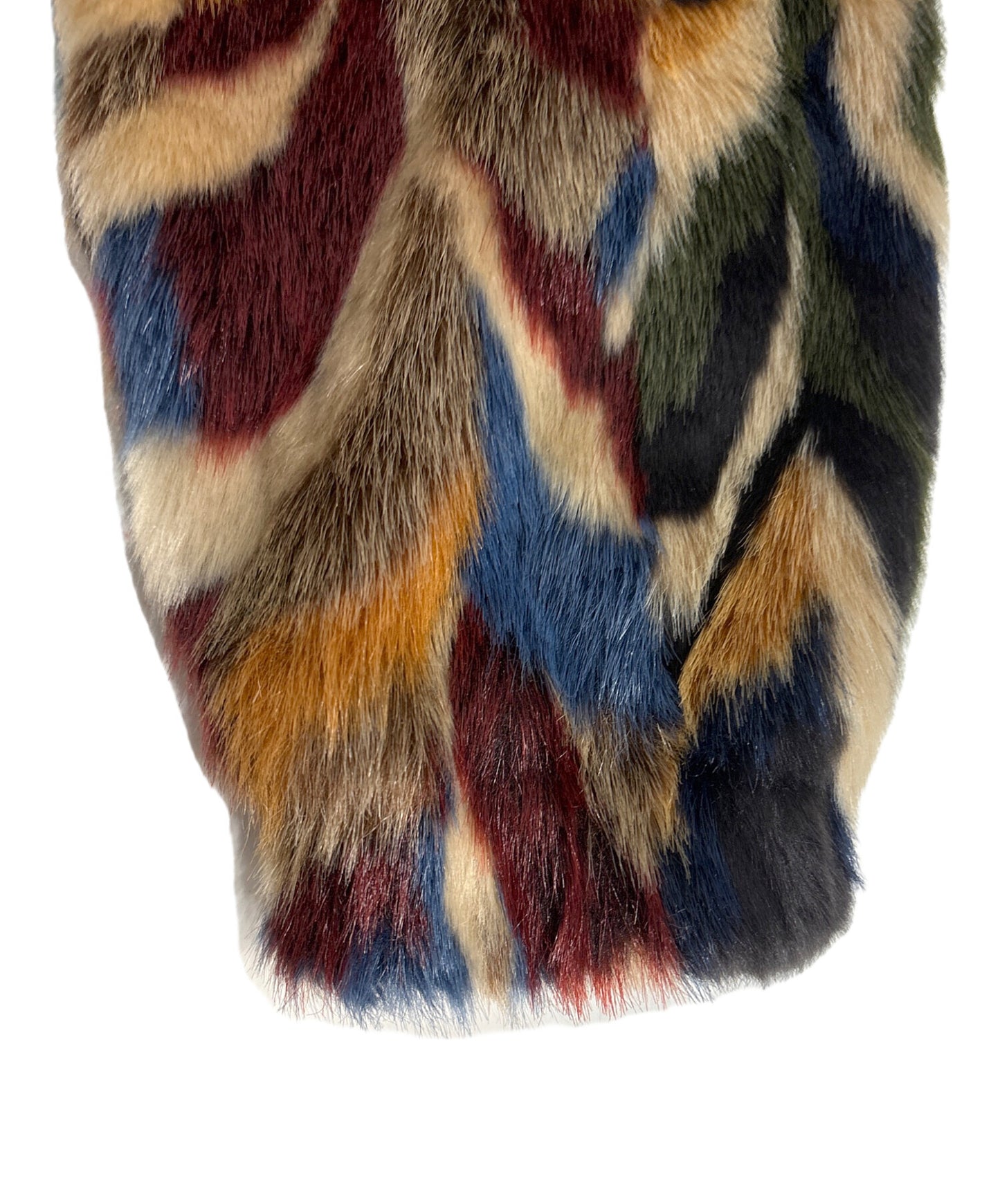 [Pre-owned] SUPREME 22FW Multicolor Faux Fur Bomber Jacket