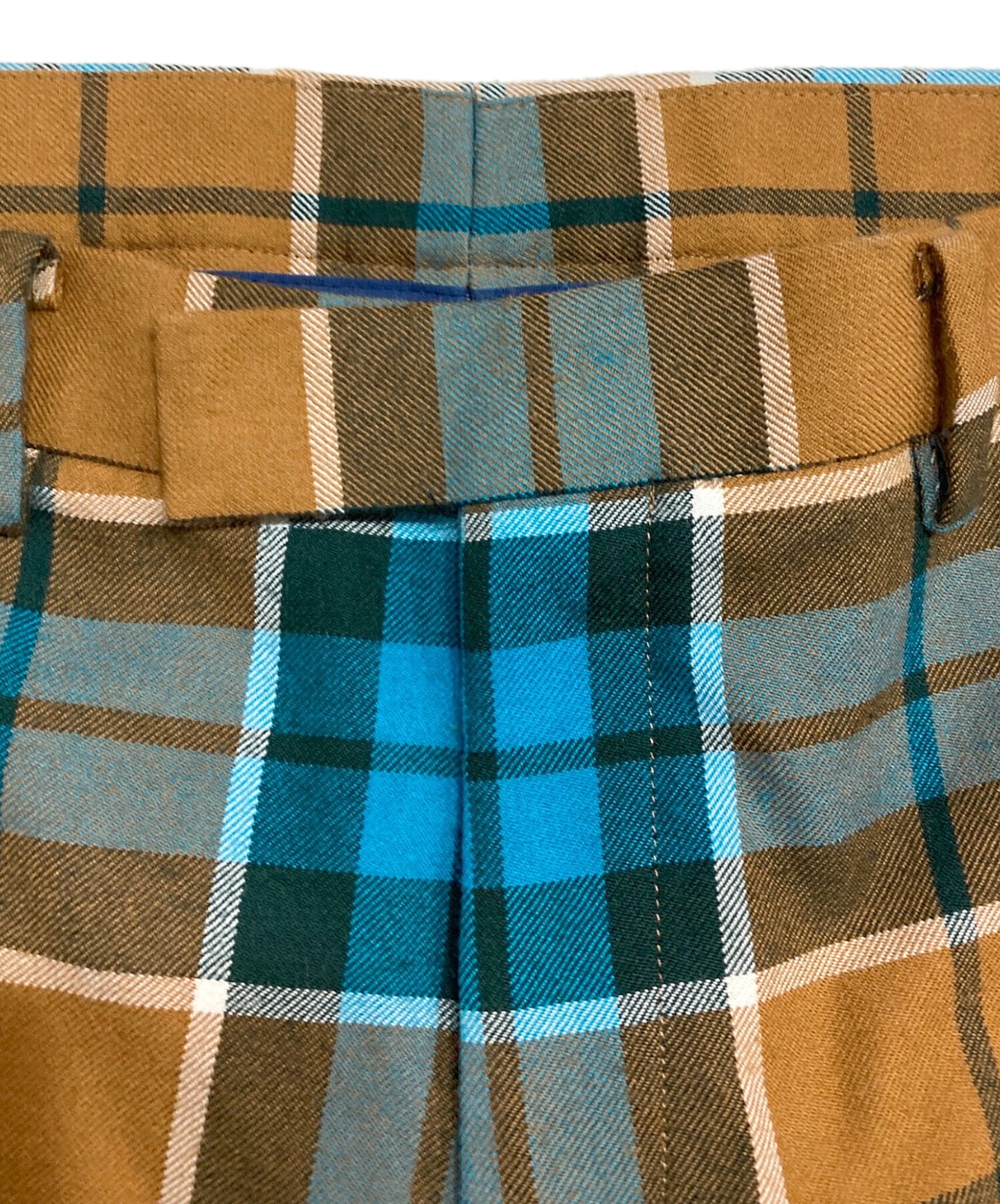 [Pre-owned] Vivienne Westwood man Tartan Check Clip and Tuck Trousers VW-V5-85024