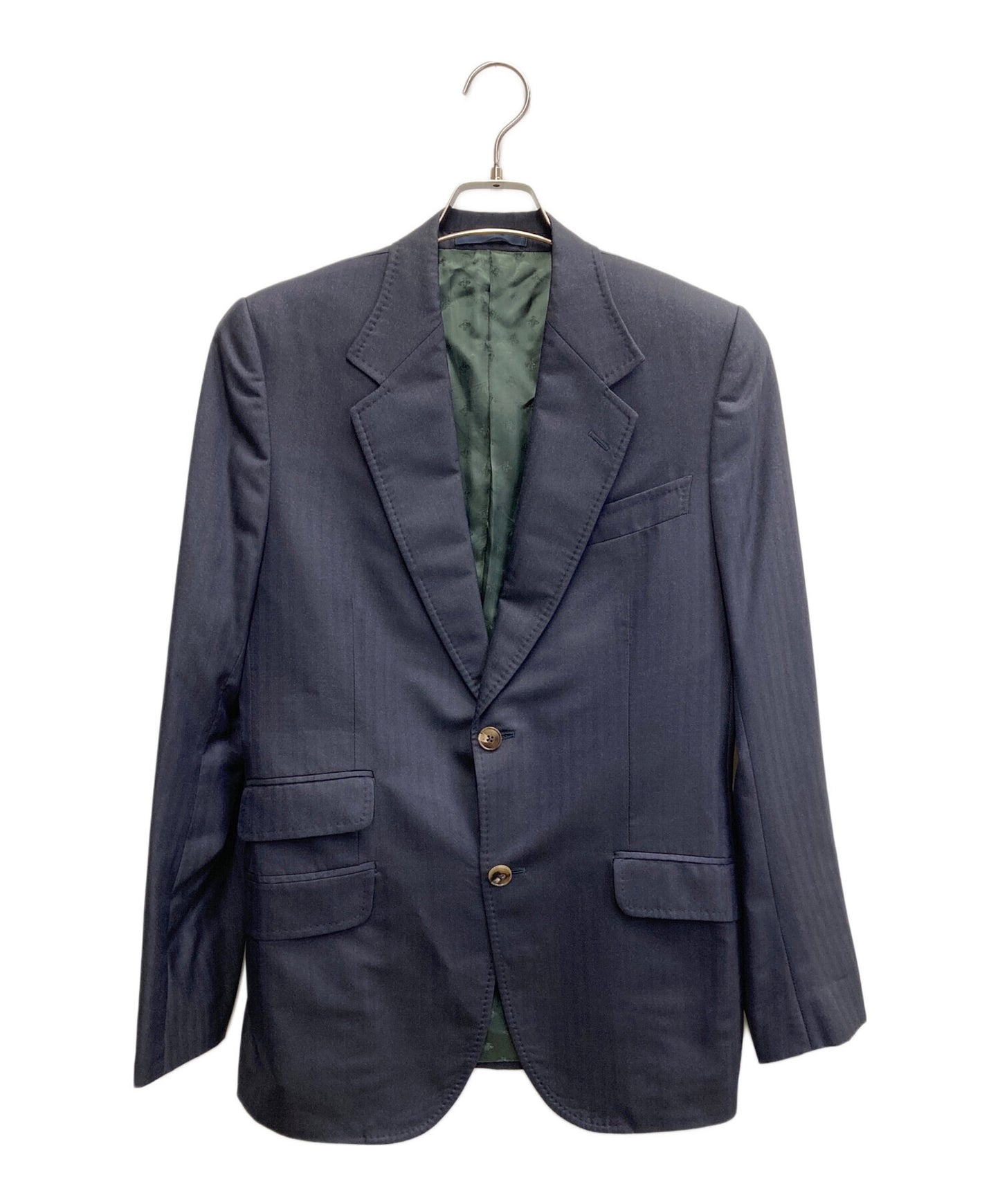 [Pre-owned] GUCCI Wool Silk 2B Tailored Jacket 406130 Z421C