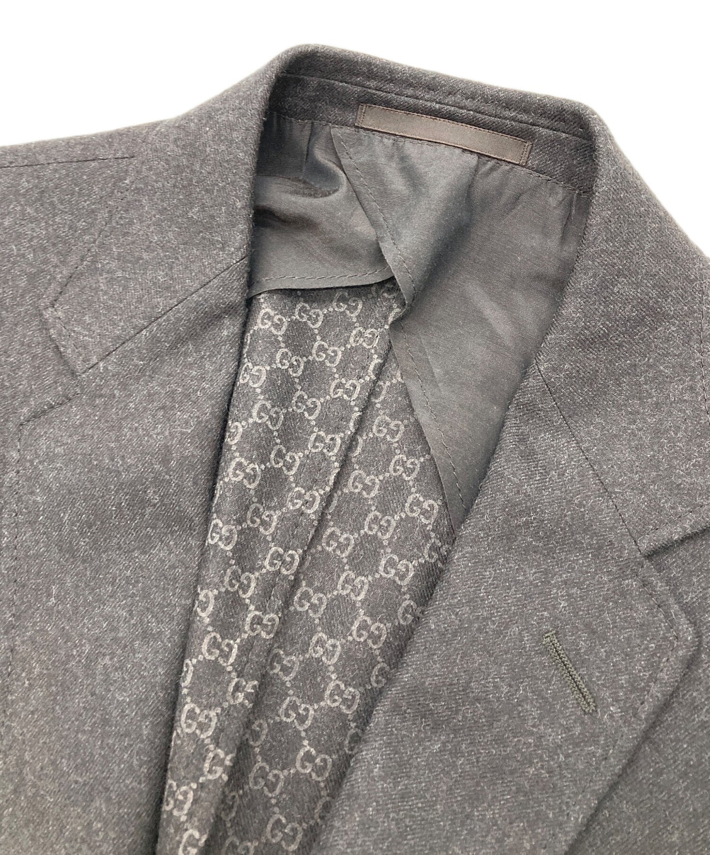 [Pre-owned] GUCCI Lined GG Pattern 2B Tailored Jacket 265397