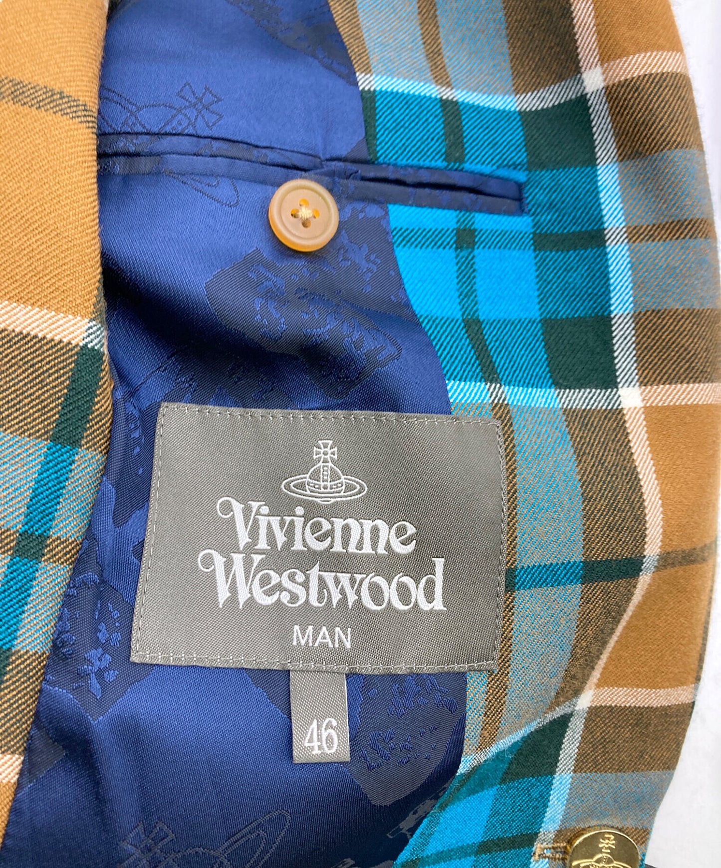 [Pre-owned] Vivienne Westwood man Tartan Check Waistcoat Jacket VW-V5-85023