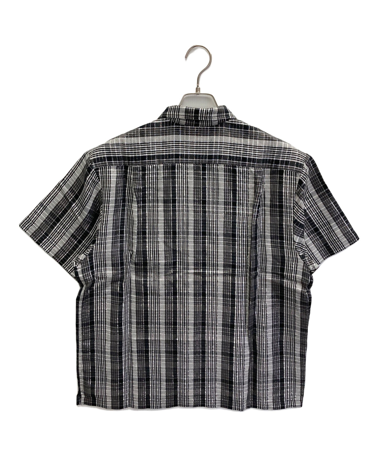 [Pre-owned] SUPREME 23SS Metallic Plaid S/S Shirt
