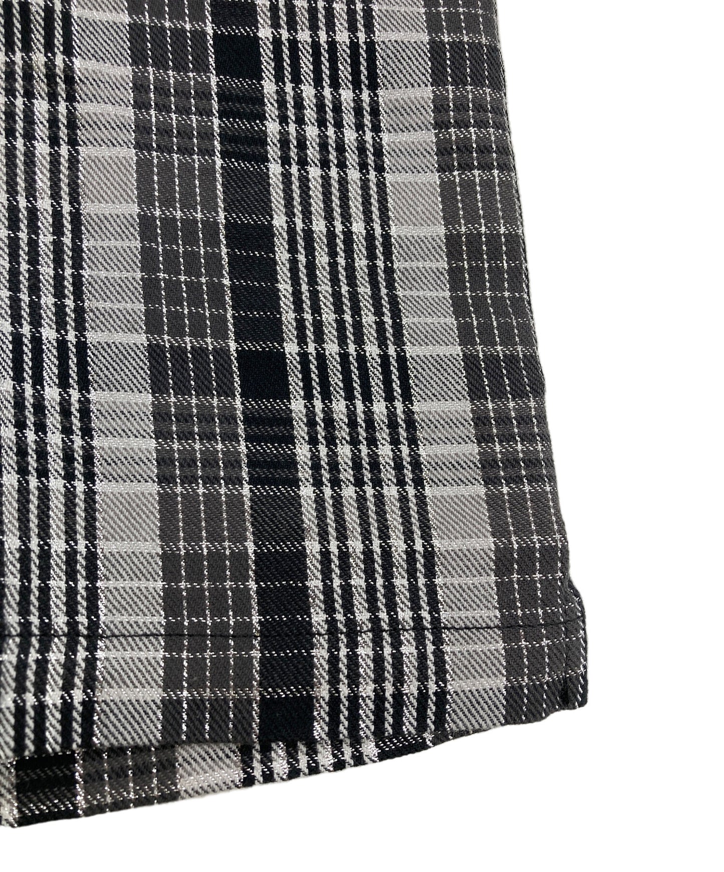 [Pre-owned] SUPREME 23SS Metallic Plaid S/S Shirt