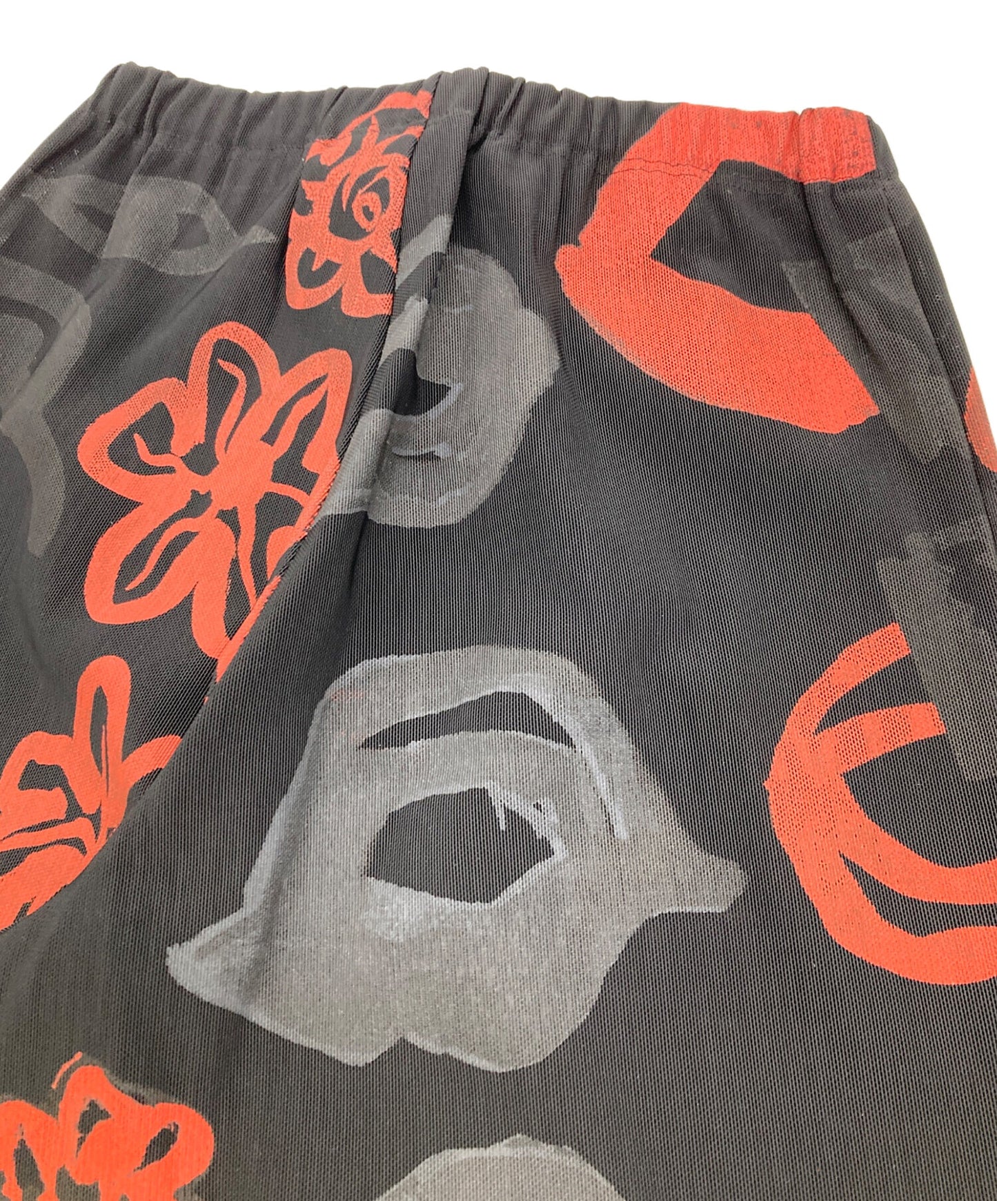 [Pre-owned] COMME des GARCONS AD2000 All-over powernet easy pants GT-040150