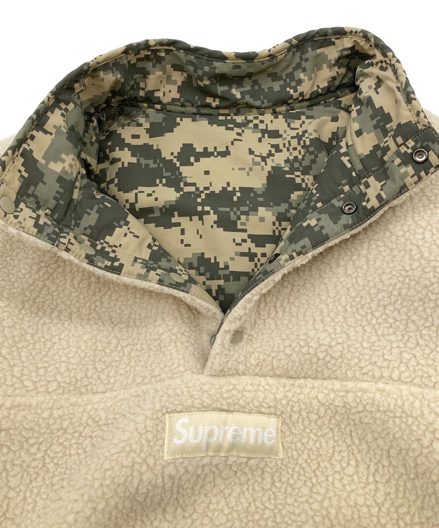 [Pre-owned] SUPREME 23AW Polartec Shearling Reversible Pullover