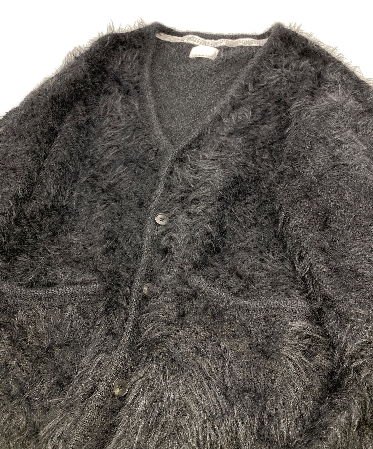 [Pre-owned] NUMBER (N)INE Feather Fur Yarn Cardigan 819531003