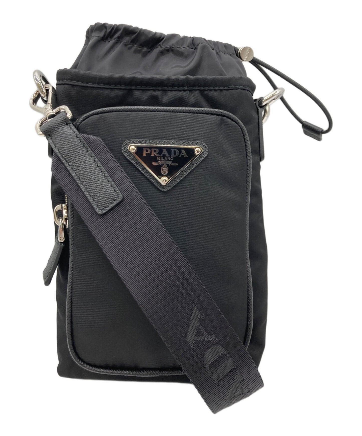 [Pre-owned] PRADA Re-Nylon Smart Phone Case 2ZH155