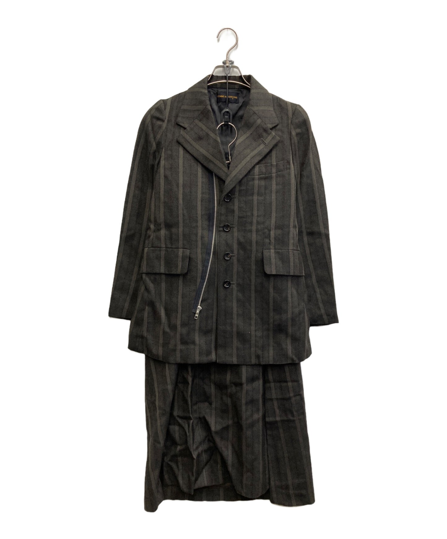 [Pre-owned] COMME des GARCONS 00AW Wool stripe set-up GJ-04002S