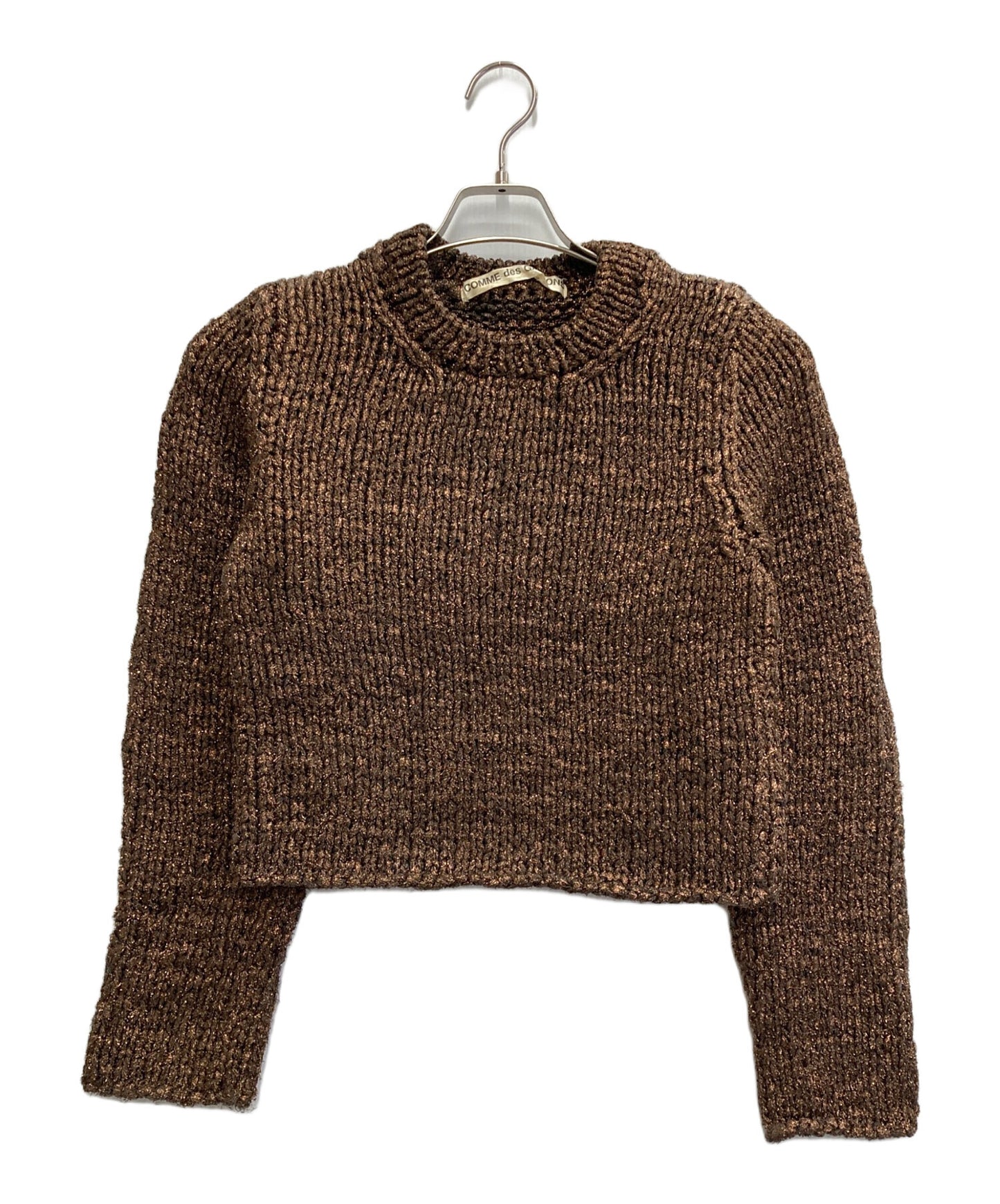 [Pre-owned] COMME des GARCONS Poly Nylon Lame Cable Knit [AD1999 GN-040290