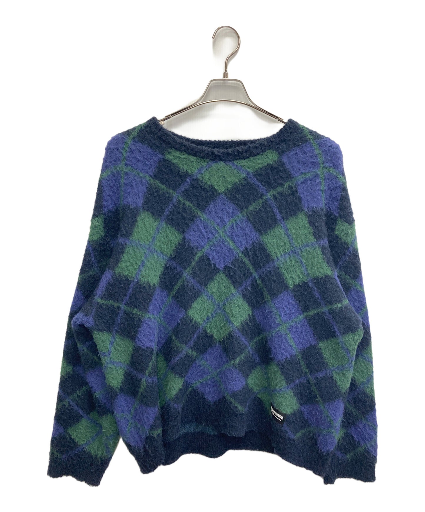 [Pre-owned] NEIGHBORHOOD ARGYLE PATTERN MOHAIR SWEATER 232FUNH-KNM03