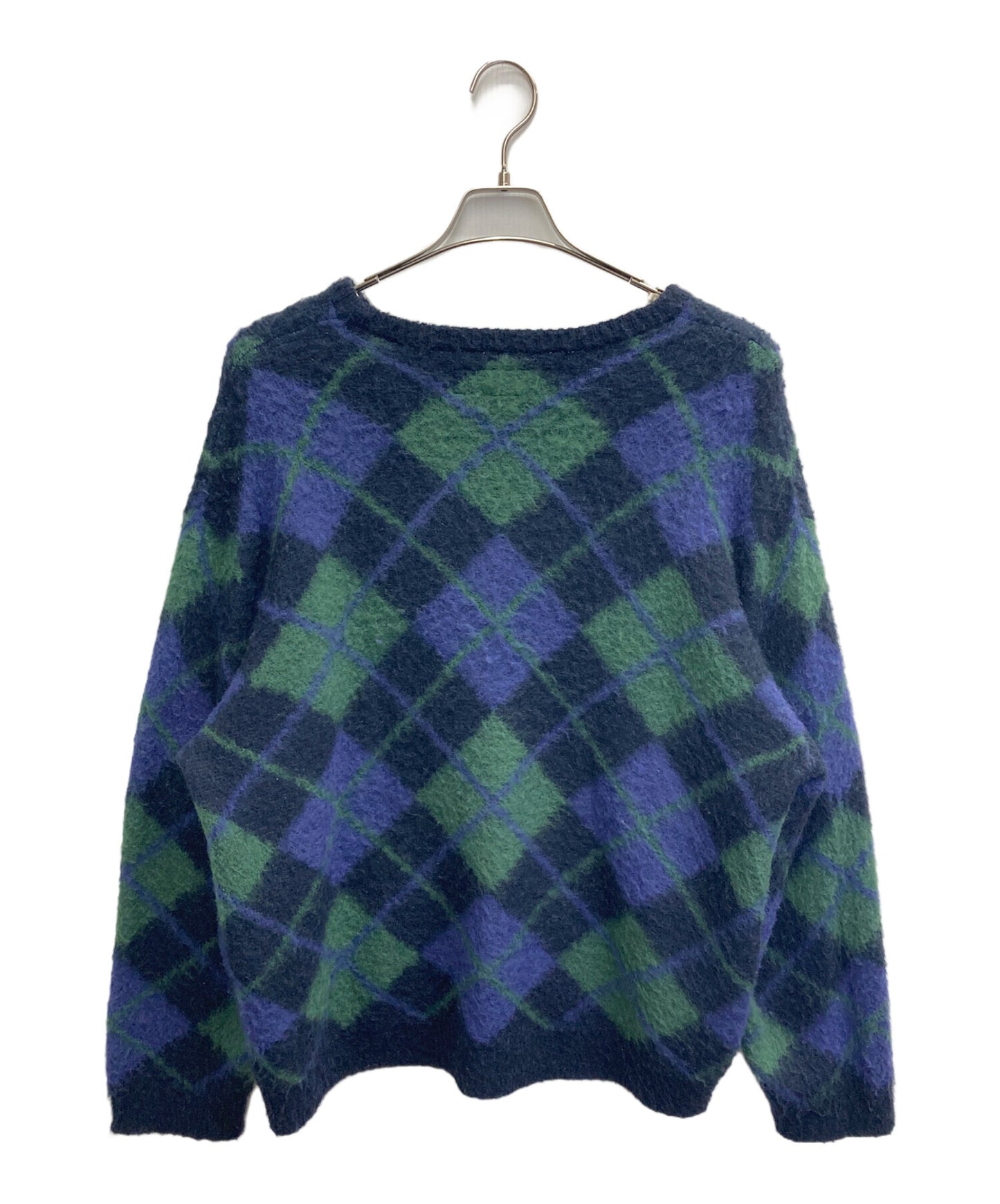 [Pre-owned] NEIGHBORHOOD ARGYLE PATTERN MOHAIR SWEATER 232FUNH-KNM03