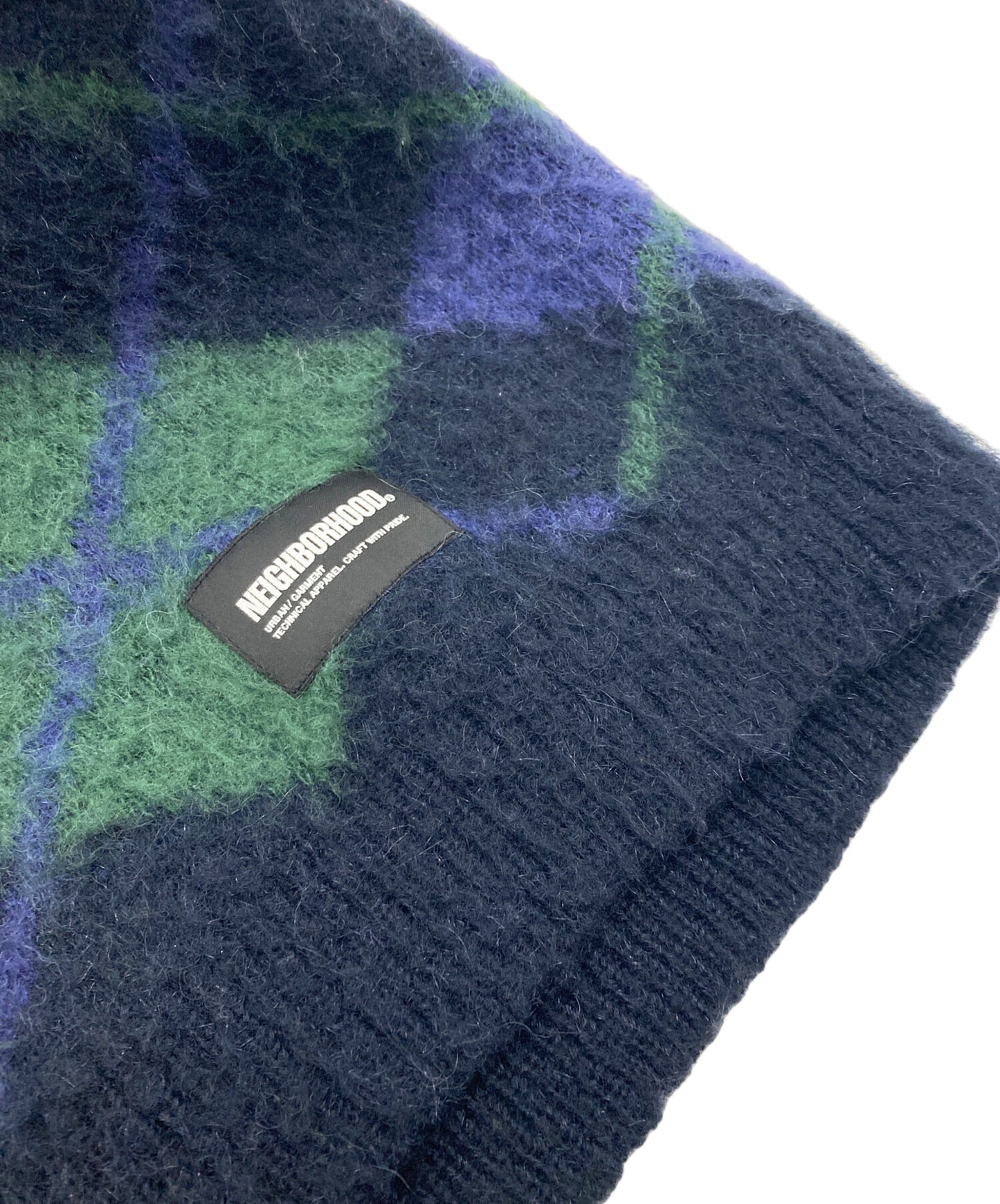 [Pre-owned] NEIGHBORHOOD ARGYLE PATTERN MOHAIR SWEATER 232FUNH-KNM03