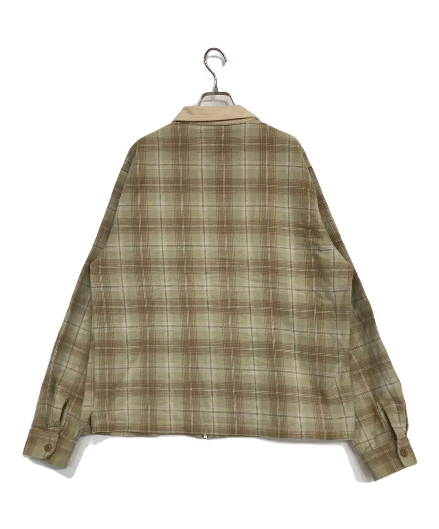 [Pre-owned] stussy FRANK PLAID ZIP SHIRT