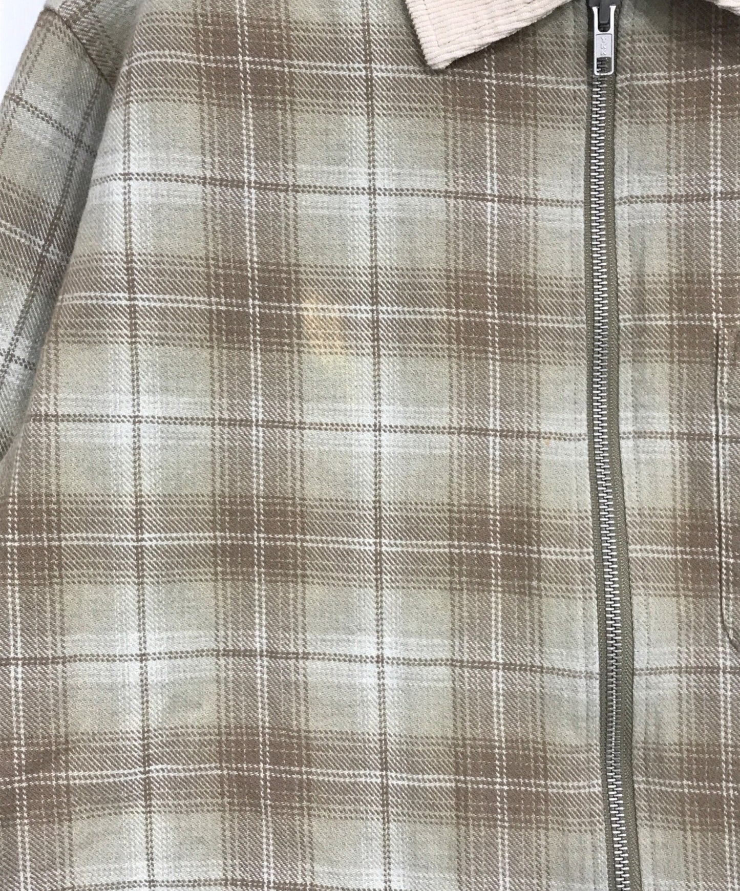 [Pre-owned] stussy FRANK PLAID ZIP SHIRT