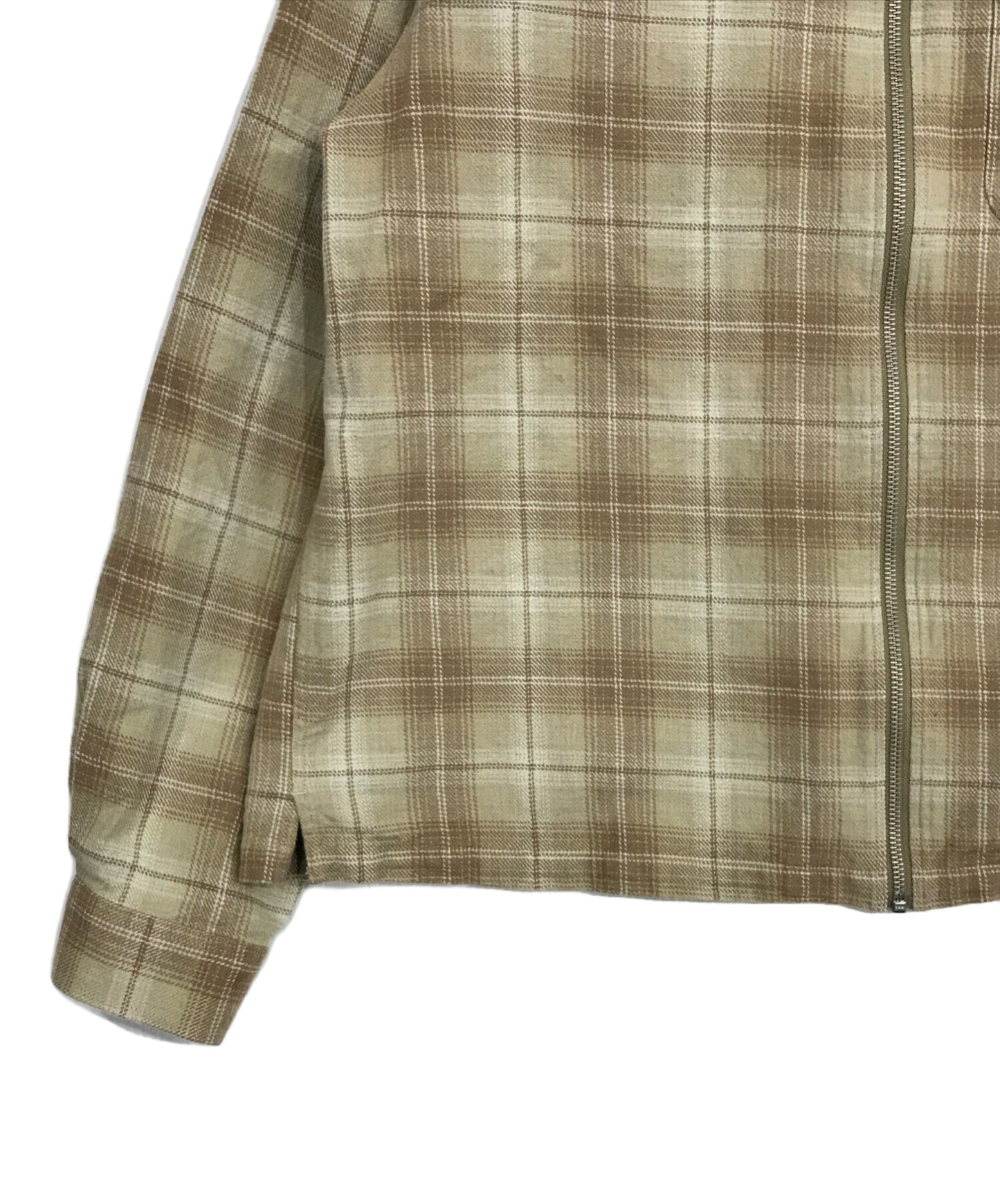 [Pre-owned] stussy FRANK PLAID ZIP SHIRT