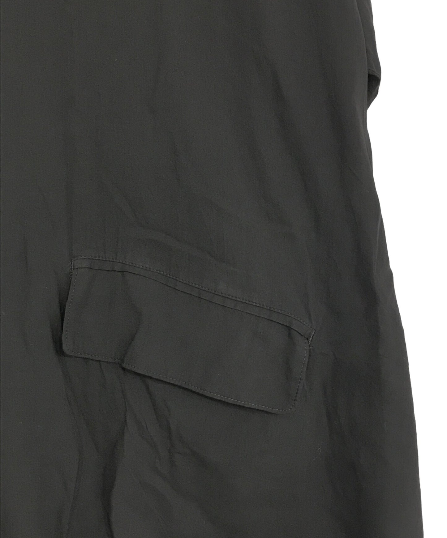 [Pre-owned] Yohji Yamamoto pour homme Collarless long long-sleeved shirt HU-C03-208