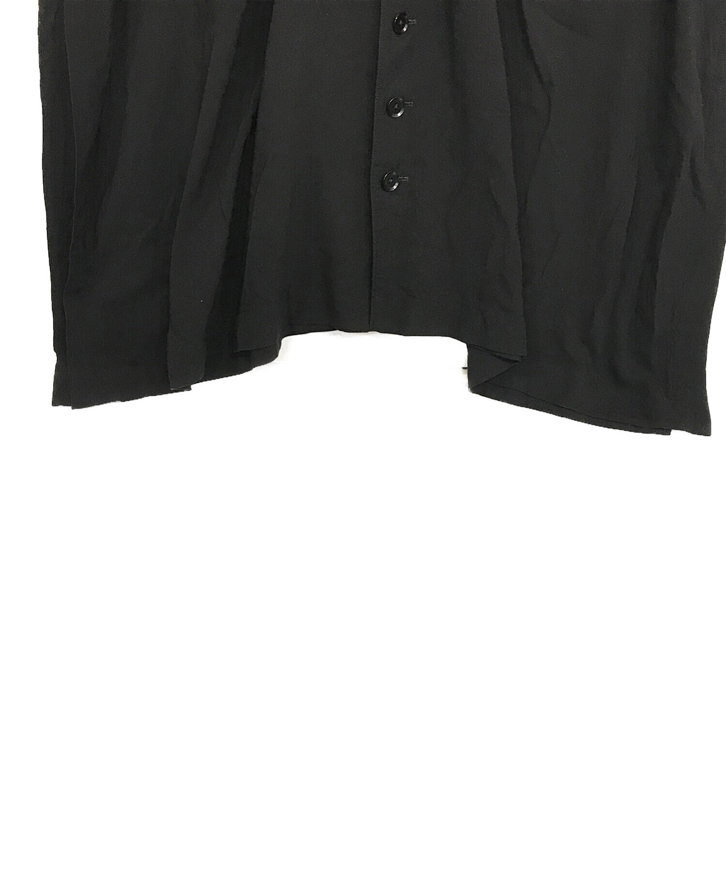 [Pre-owned] Yohji Yamamoto pour homme Collarless long long-sleeved shirt HU-C03-208