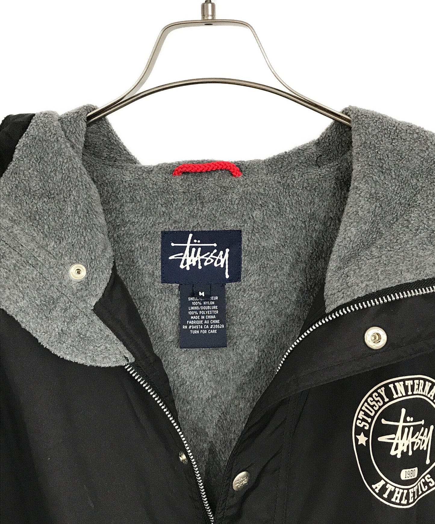 [Pre-owned] stussy Old Hooded Nylon Jacket