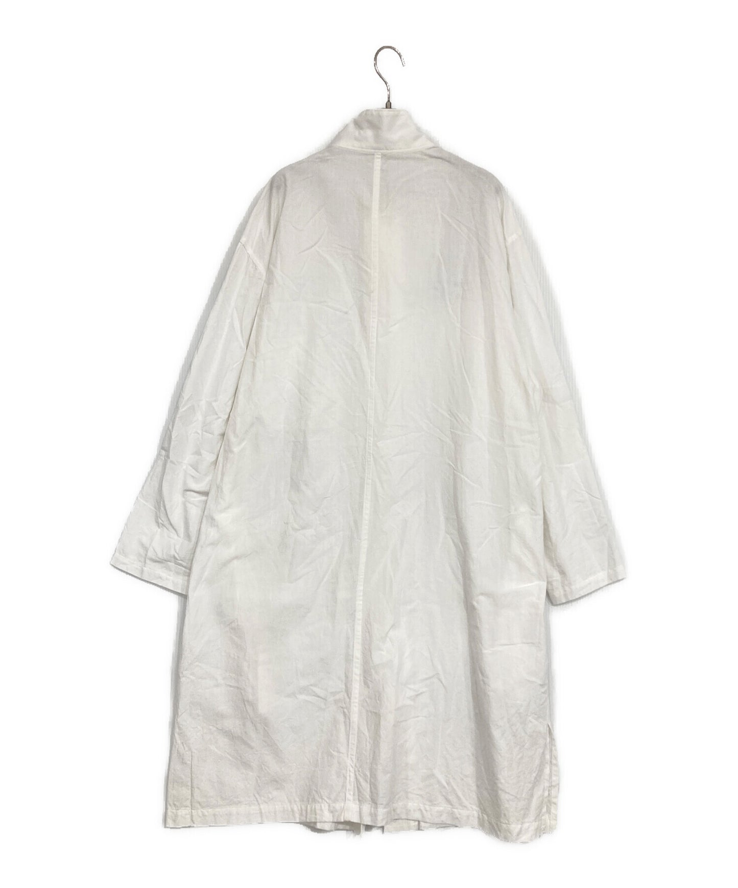 [Pre-owned] Yohji Yamamoto pour homme. 60/2 KHADI COTTON M-SHIRT COAT HZ-B31-047