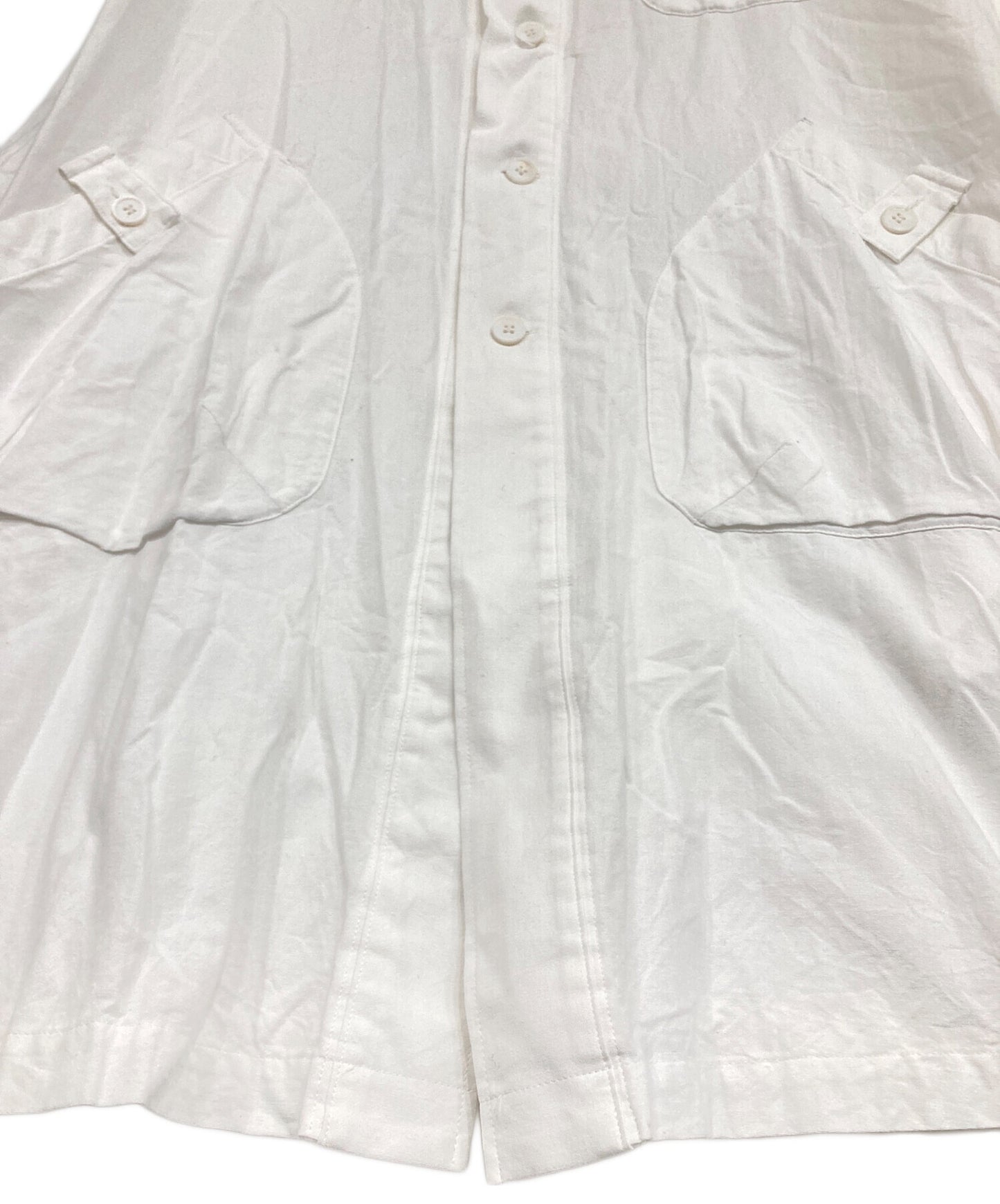 [Pre-owned] Yohji Yamamoto pour homme. 60/2 KHADI COTTON M-SHIRT COAT HZ-B31-047