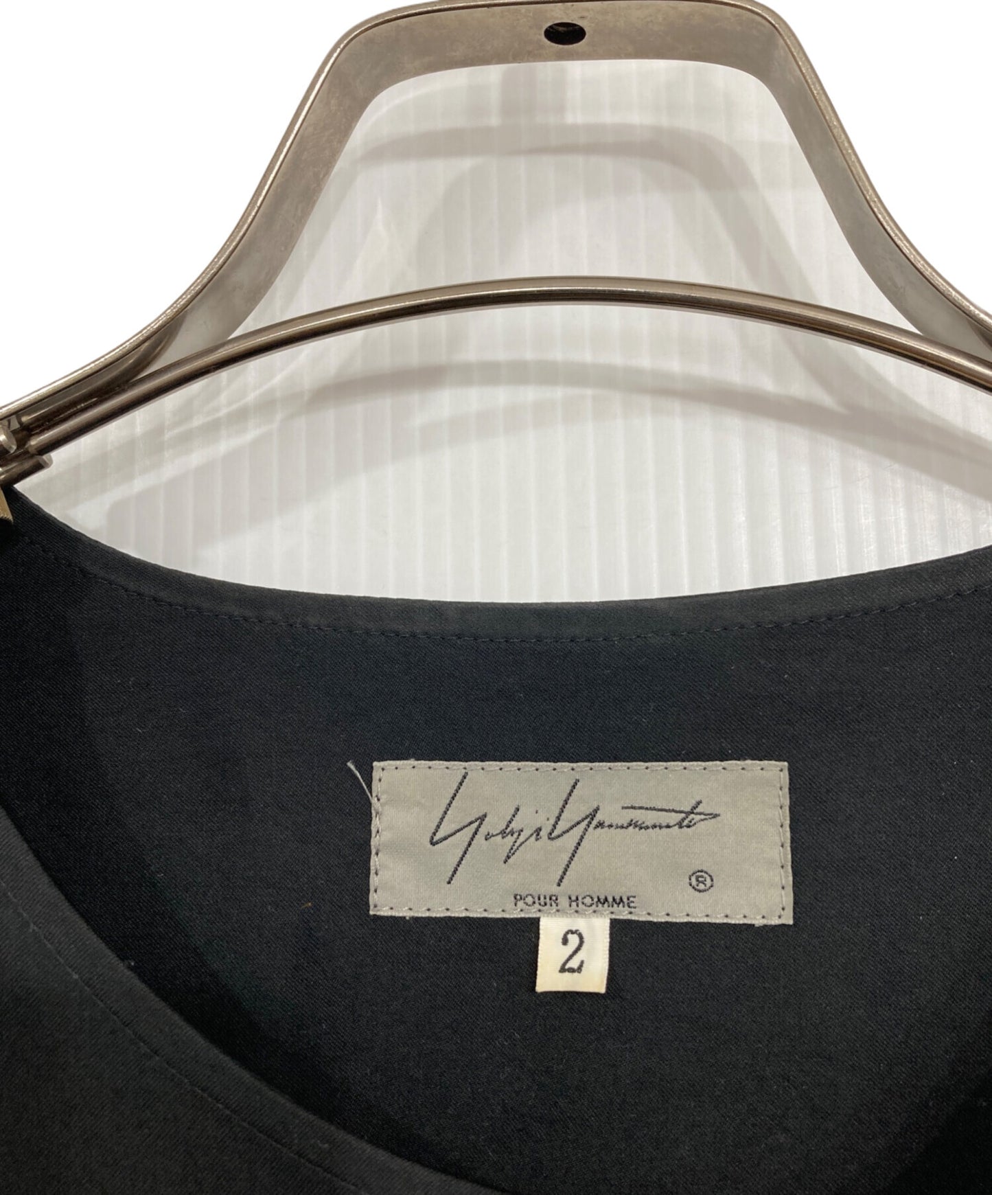 [Pre-owned] Yohji Yamamoto pour homme rayon shirt HD-B61-213